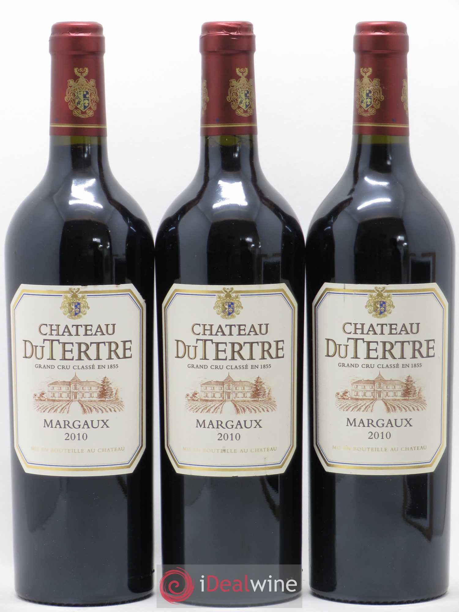Château du Tertre 5ème Grand Cru Classé 2010 - Lot de 3 bouteilles - 0
