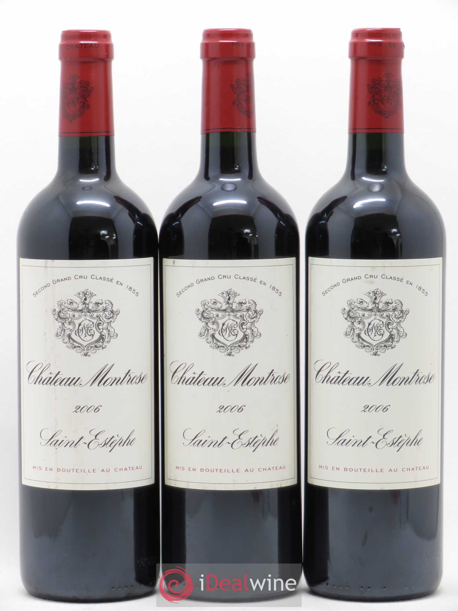 Château Montrose 2ème Grand Cru Classé 2006 - Lot de 3 bouteilles - 0