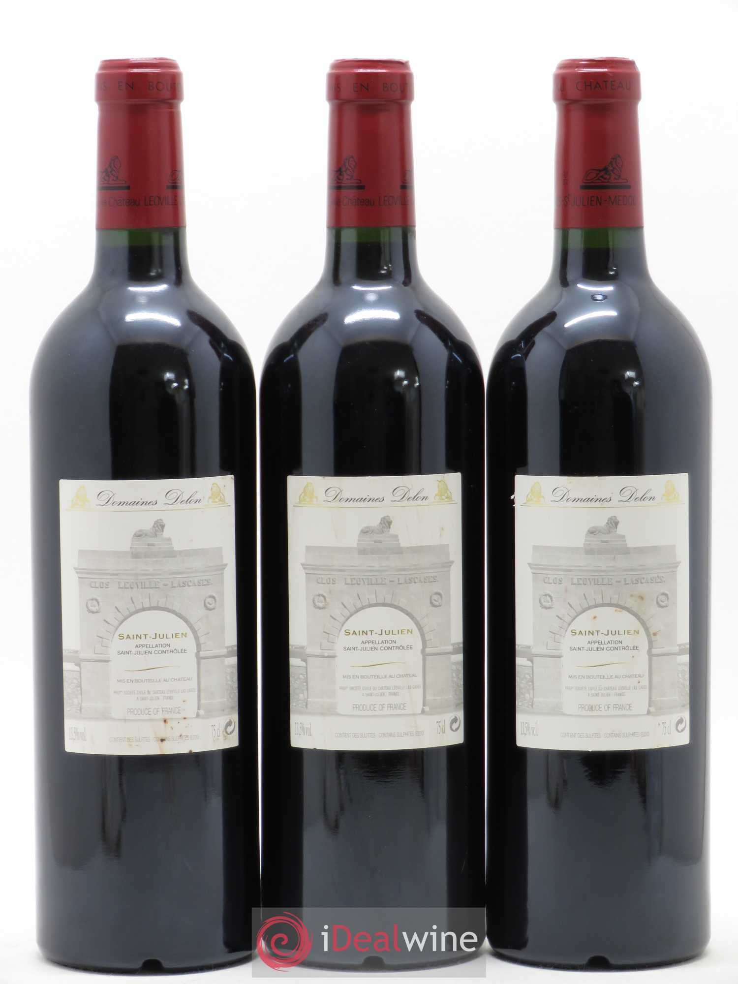 Château Léoville Las Cases 2ème Grand Cru Classé 2008 - Lot de 3 bouteilles - 1