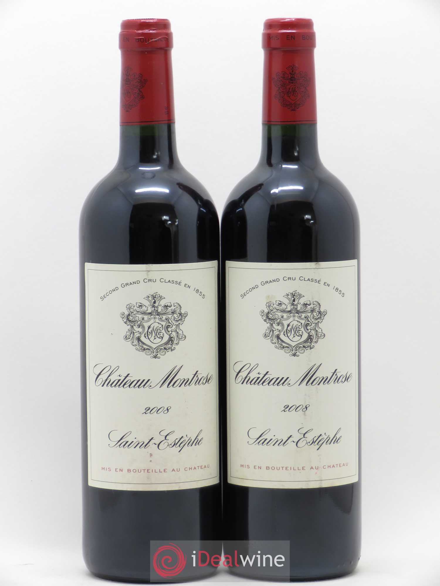 Château Montrose 2ème Grand Cru Classé 2008 - Lot de 2 bouteilles - 0