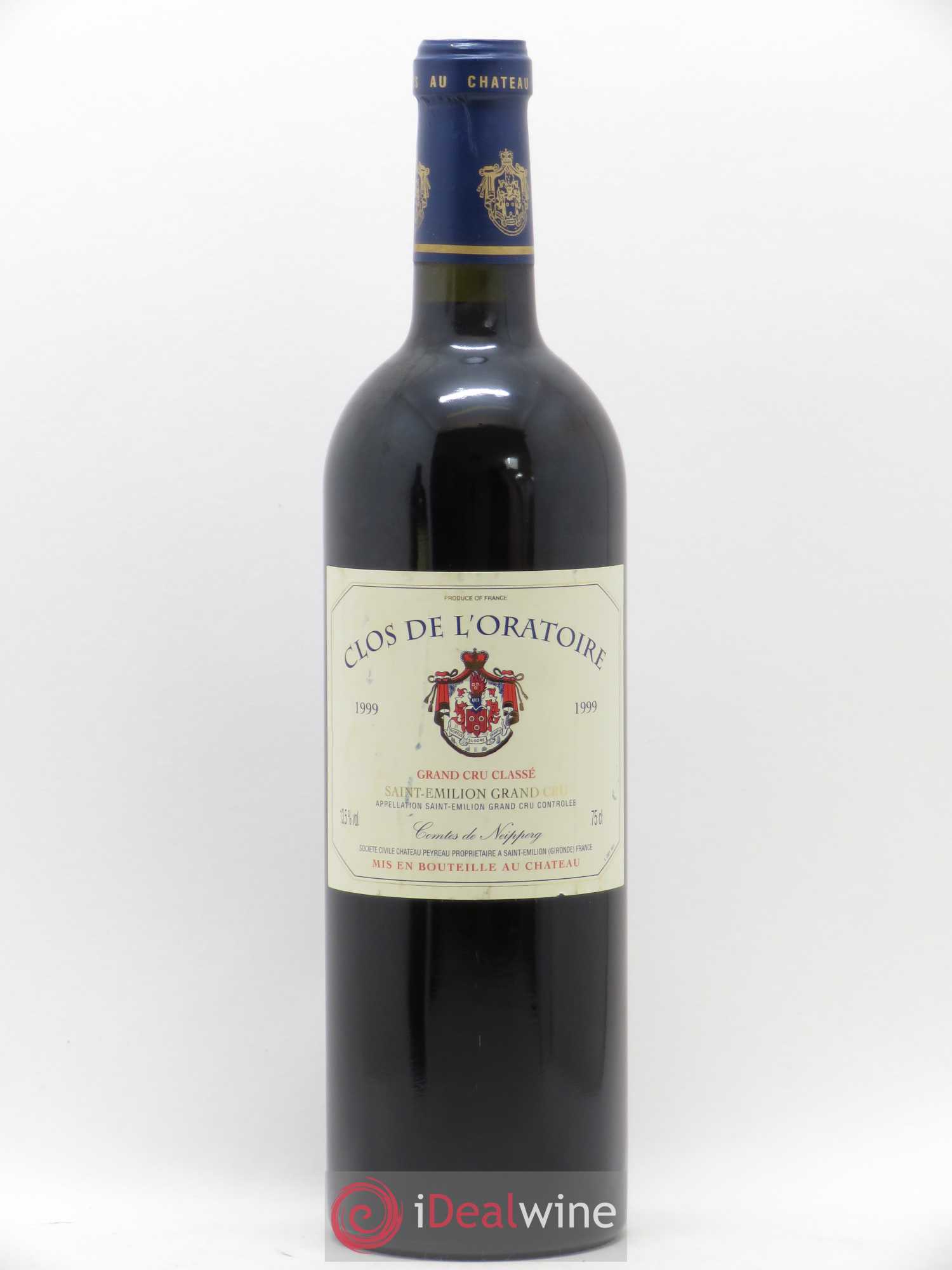 Clos de l'Oratoire Grand Cru Classé 1999 - Lot de 1 bouteille - 0