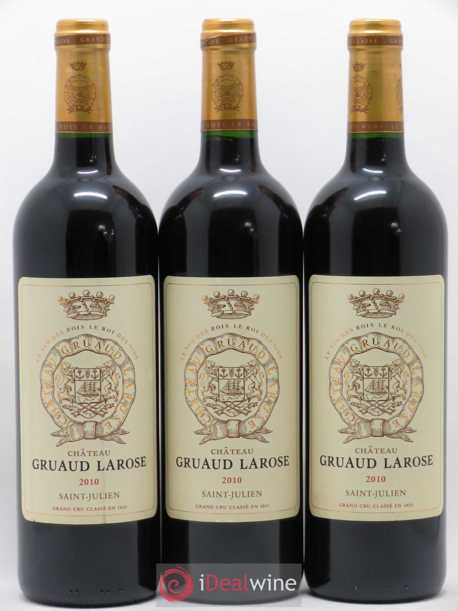 Château Gruaud Larose 2ème Grand Cru Classé 2010 - Lot de 3 bouteilles - 0