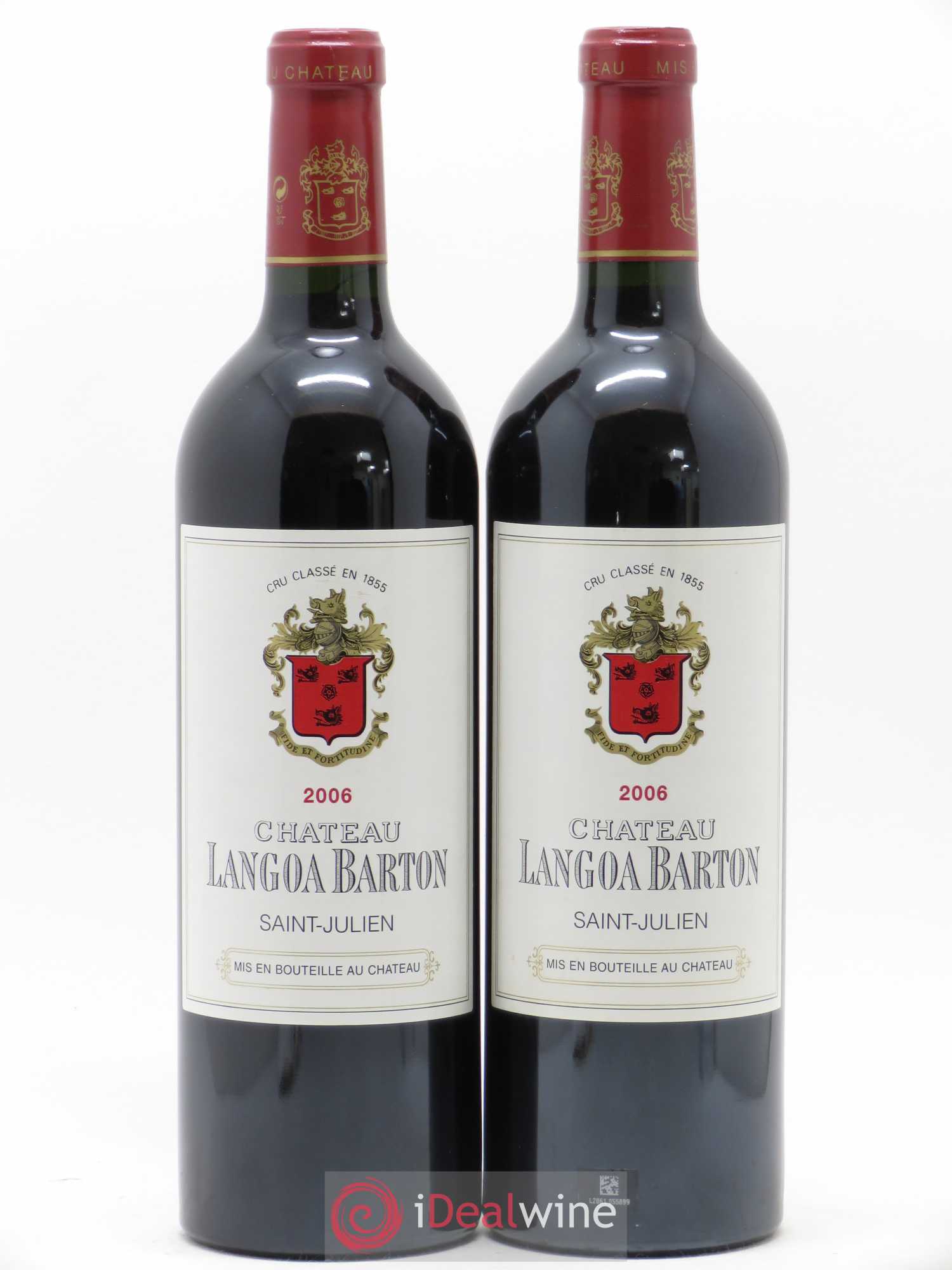 Château Langoa Barton 3ème Grand Cru Classé 2006 - Lot de 2 bouteilles - 0