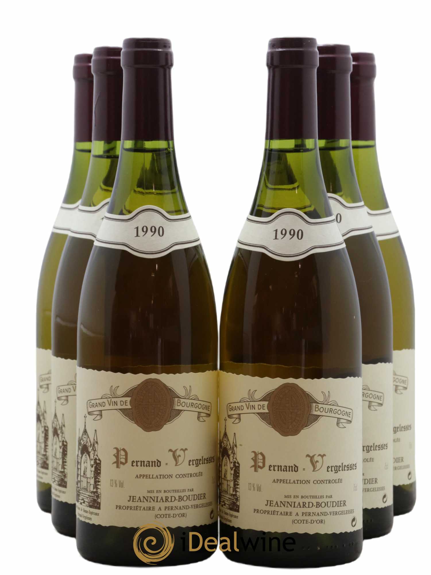 Pernand-Vergelesses 1990 - Posten von 6 Flaschen - 0
