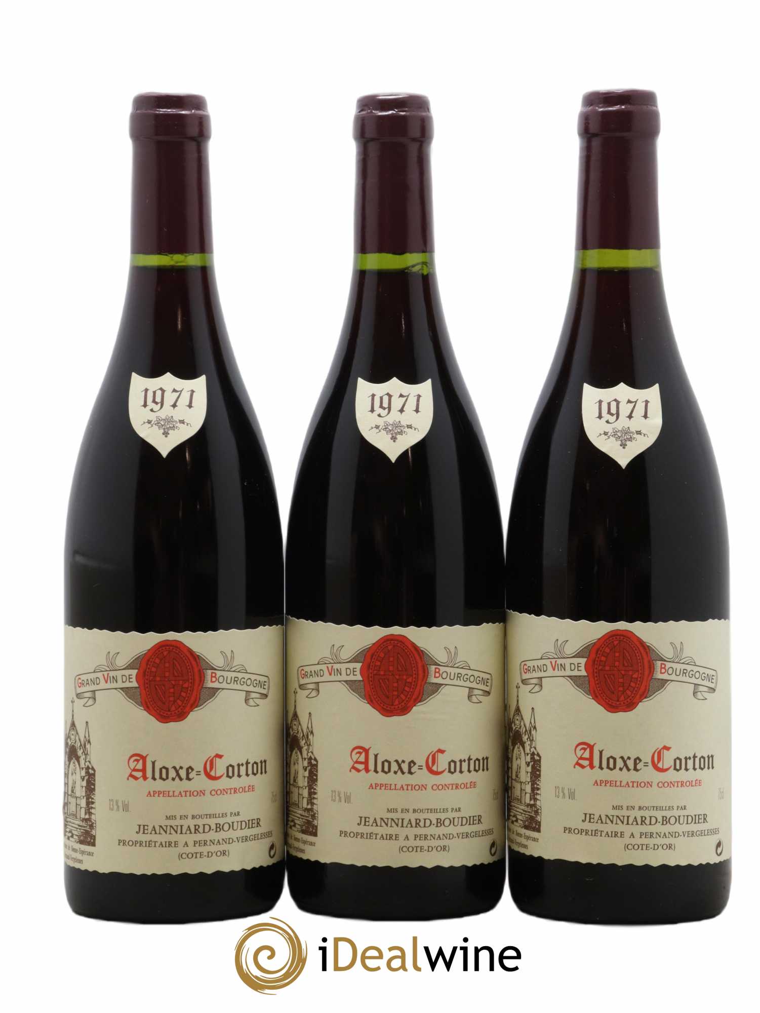 Aloxe-Corton 1971 - Lot of 6 bottles - 1