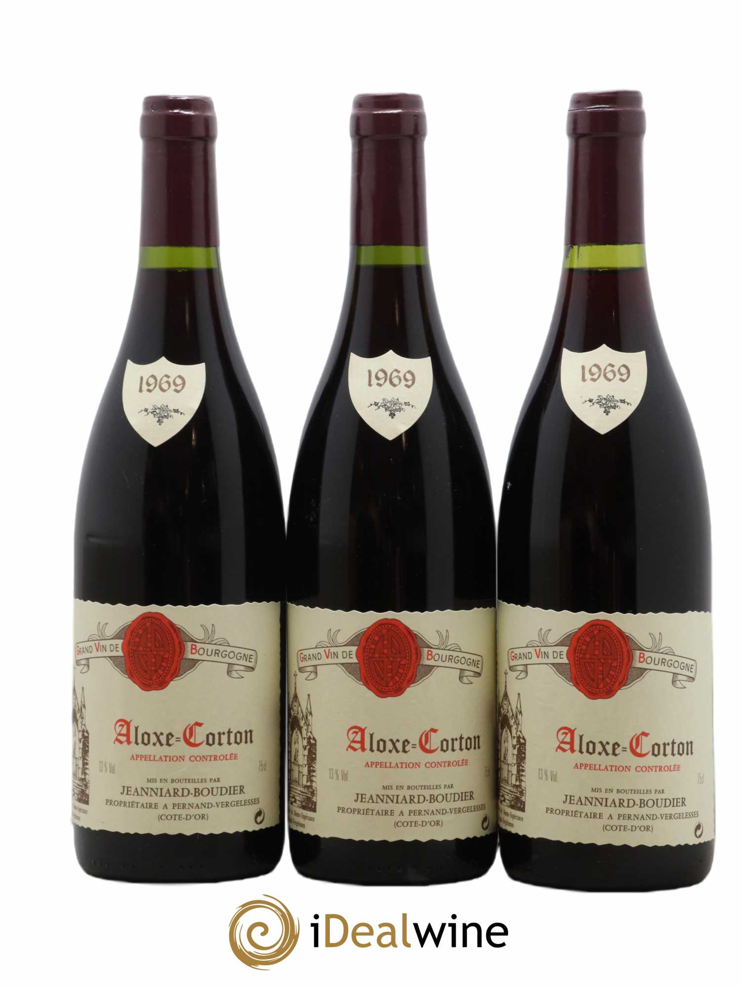 Aloxe-Corton  1969 - Lot of 6 bottles - 2
