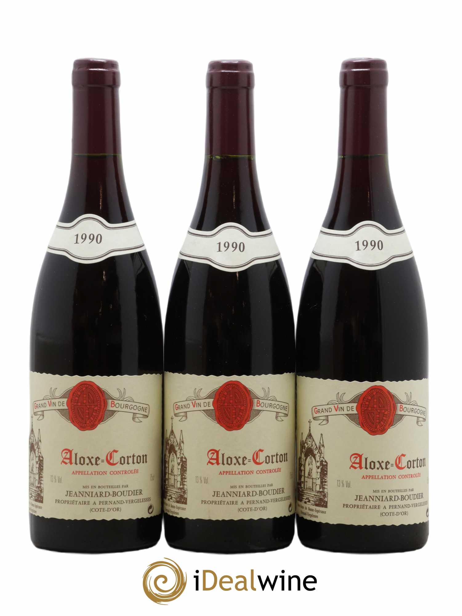 Aloxe-Corton  1990 - Lot of 6 bottles - 1