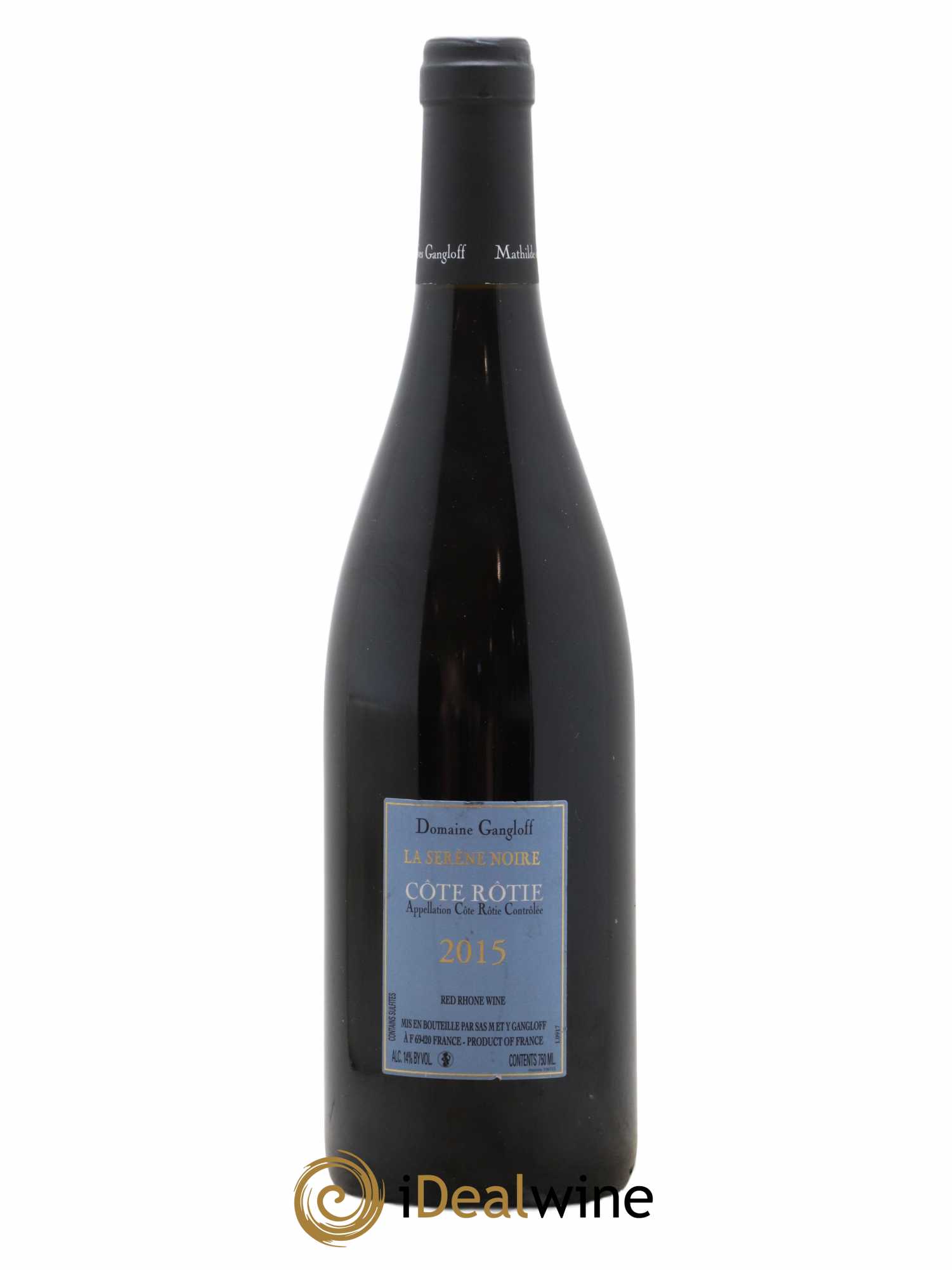 Côte-Rôtie La Sereine Noire Gangloff (Domaine) 2015 - Lot of 1 bottle - 1