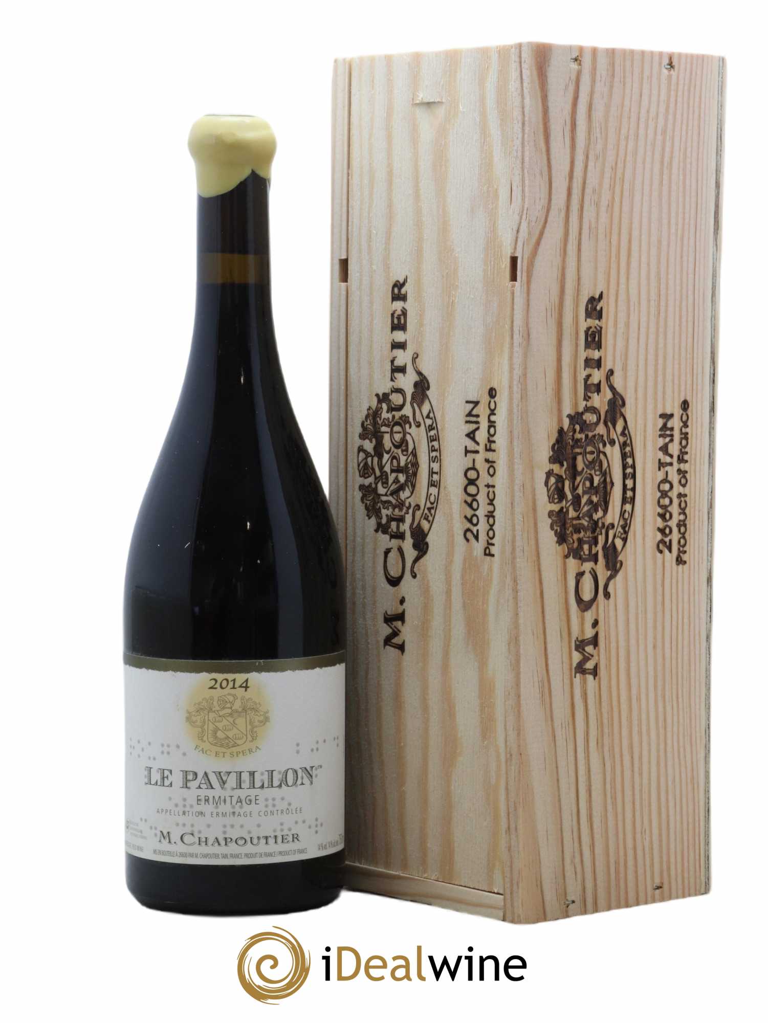 Hermitage Ermitage Le Pavillon Chapoutier 2014 - Lot de 1 bouteille - 0