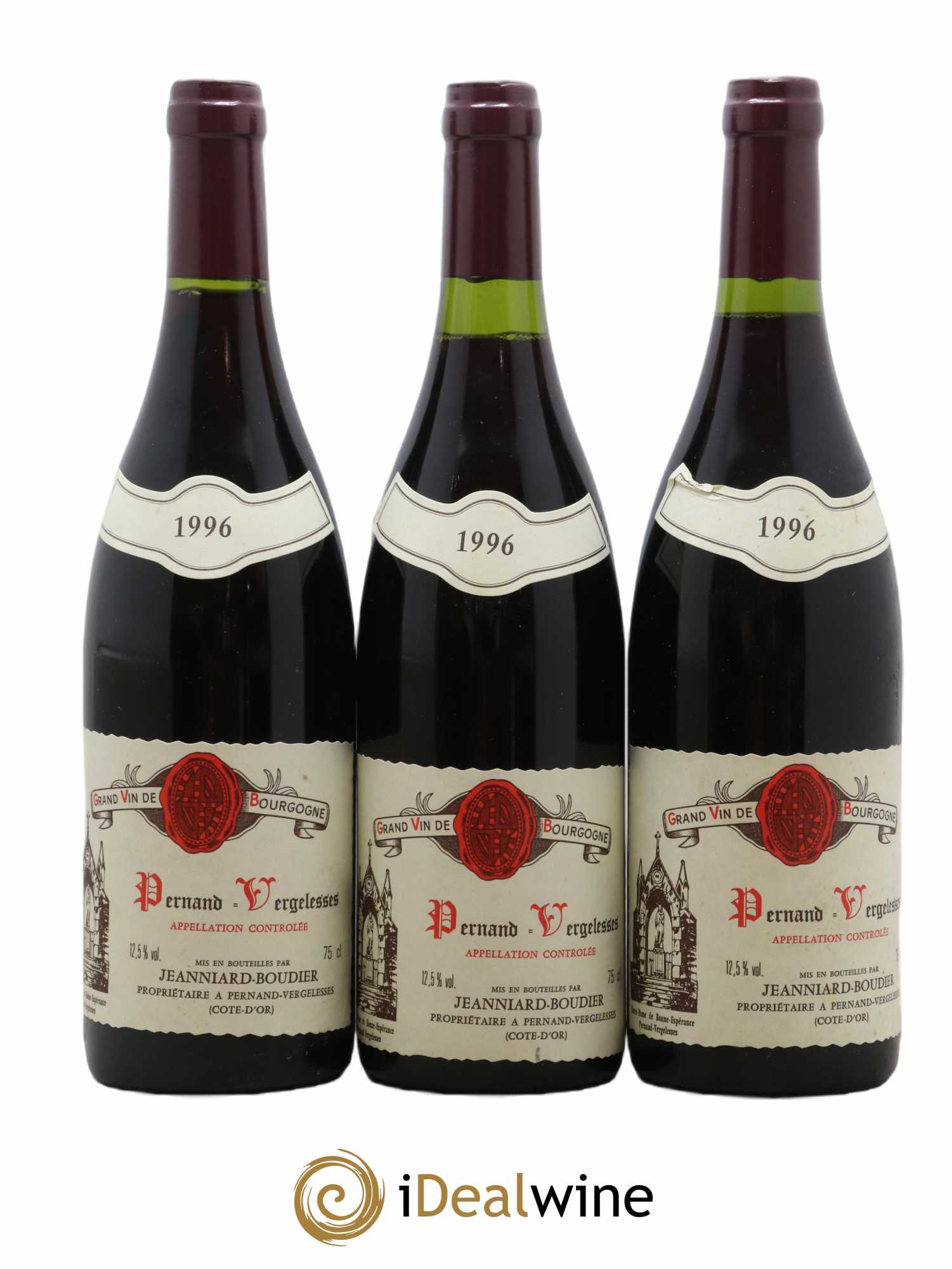 Pernand-Vergelesses 1996 - Posten von 3 Flaschen - 0