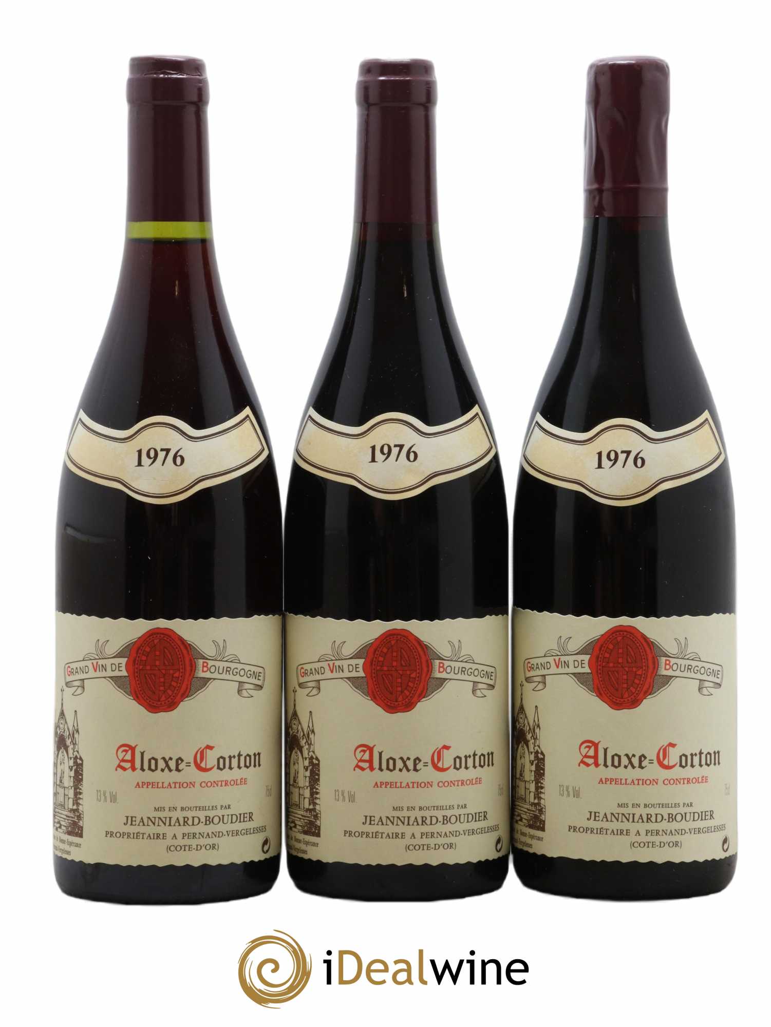 Aloxe-Corton  1976 - Lot of 6 bottles - 1