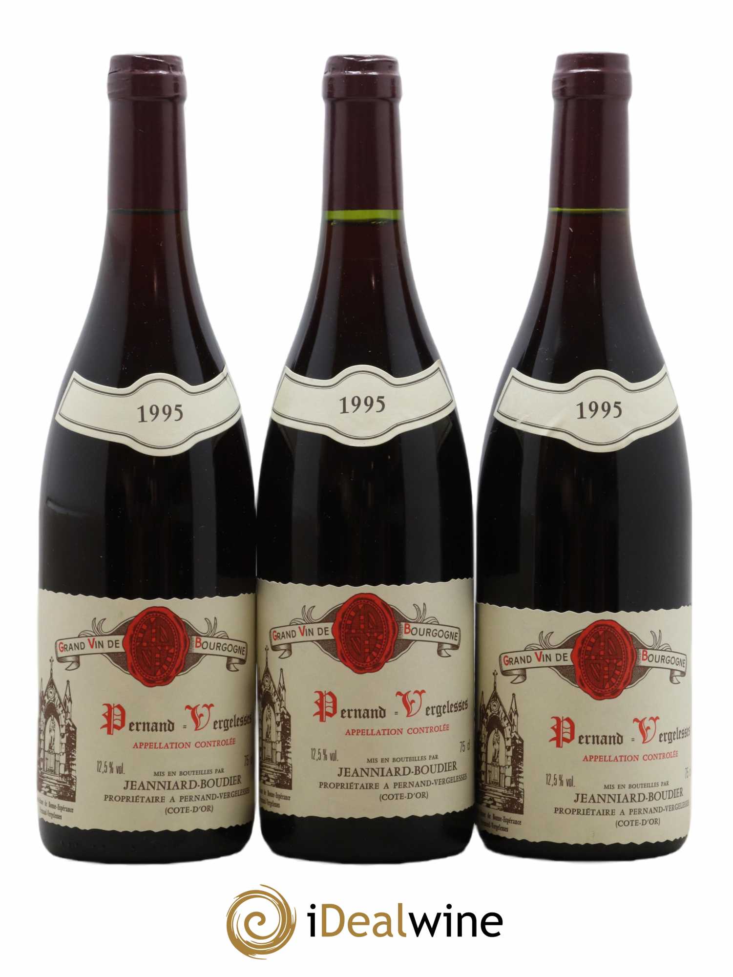 Pernand-Vergelesses 1995 - Posten von 3 Flaschen - 0