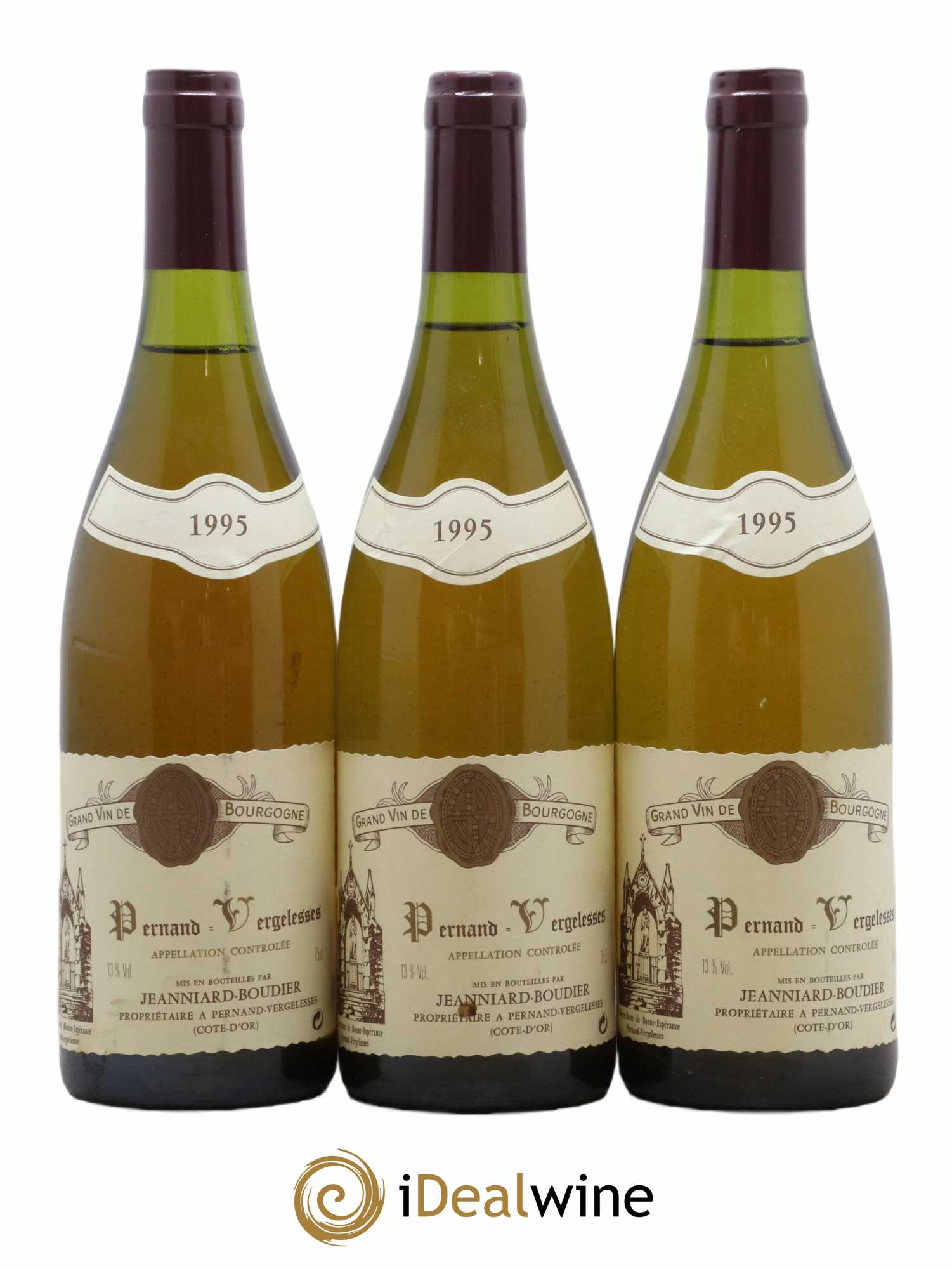 Pernand-Vergelesses 1995 - Posten von 3 Flaschen - 0