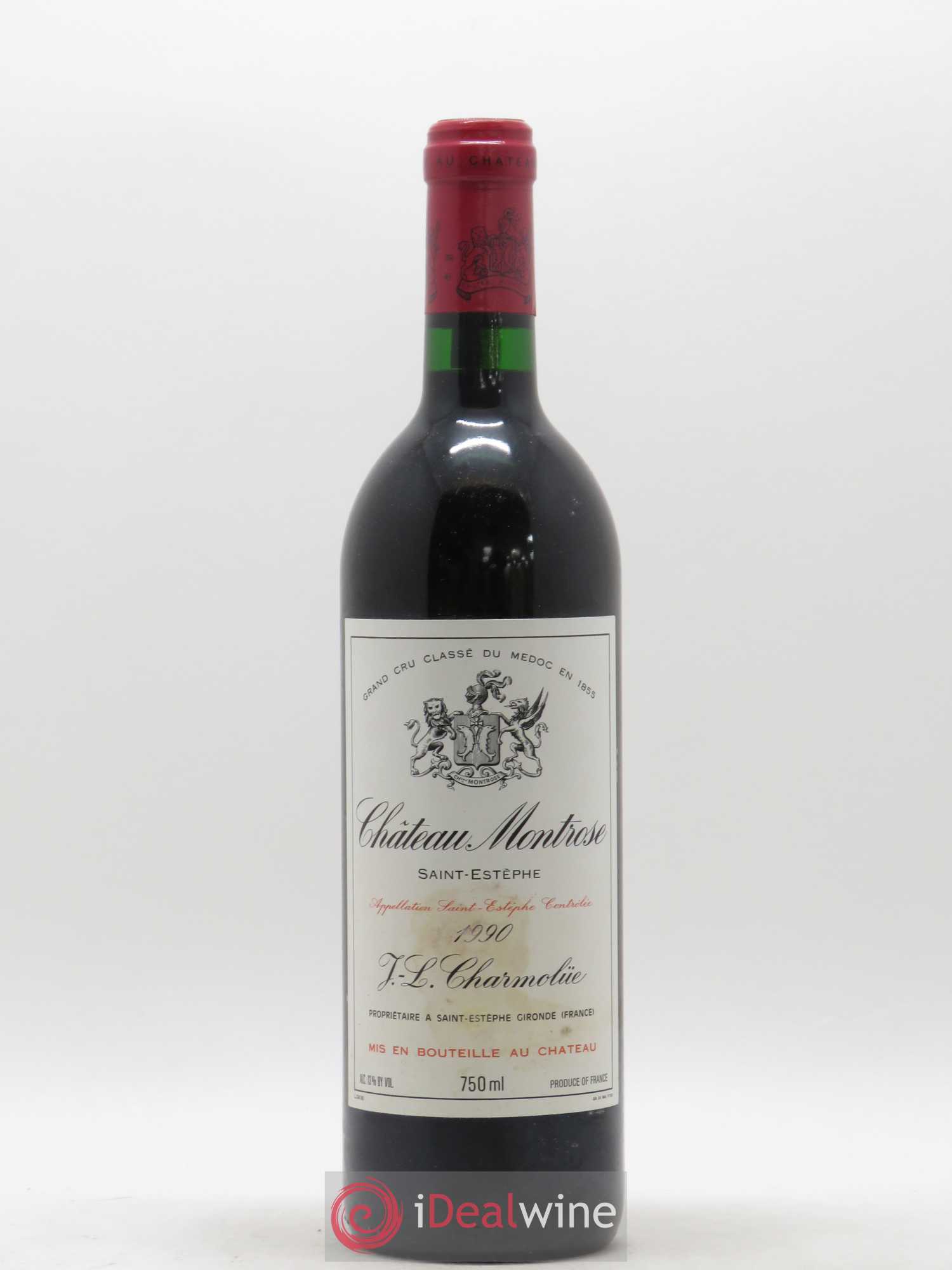 Château Montrose 2ème Grand Cru Classé 1990 - Lot de 1 bouteille - 0