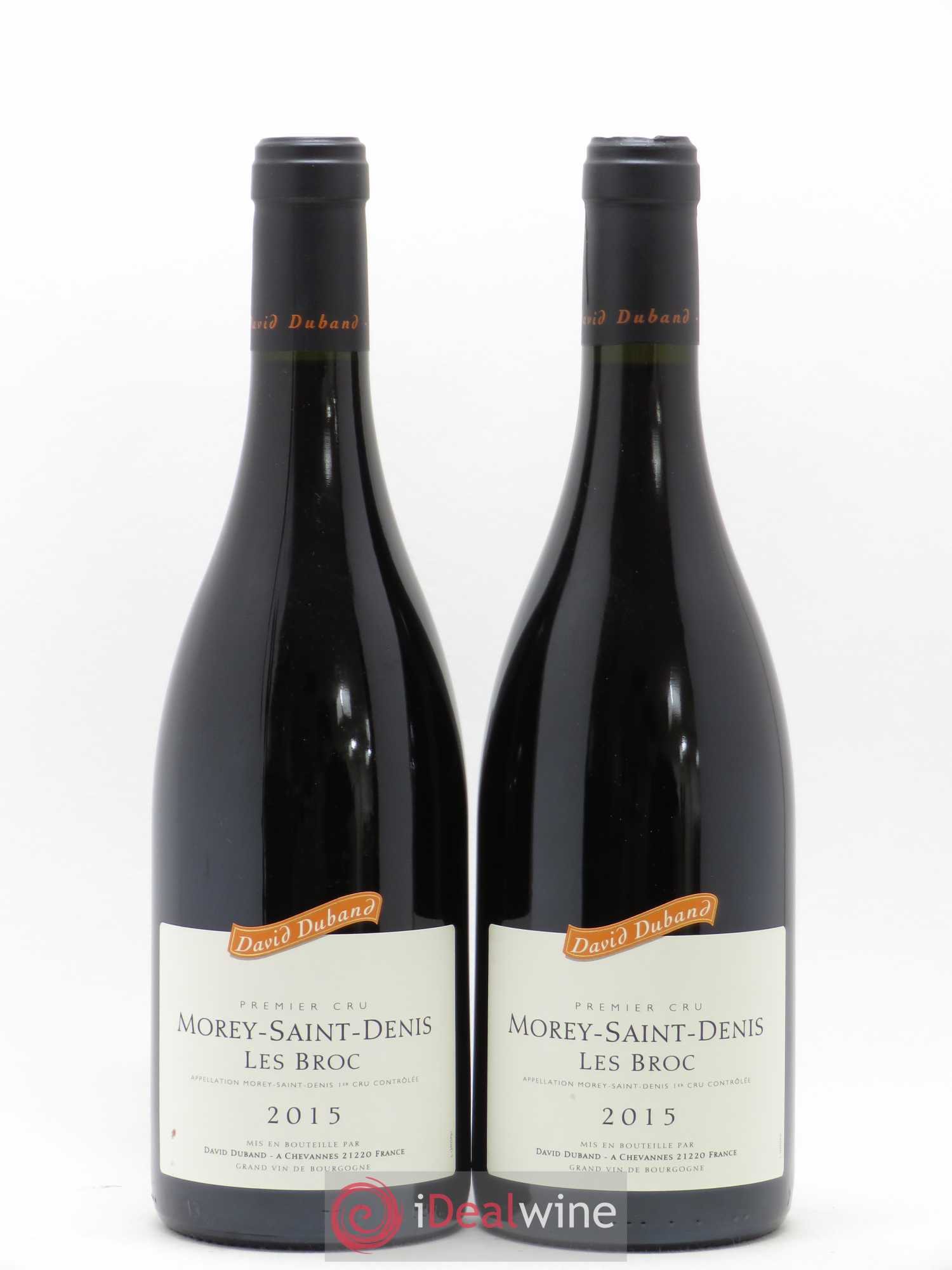 Morey-Saint-Denis 1er Cru Les Broc David Duband (Domaine) 2015 - Lot de 2 bouteilles - 0
