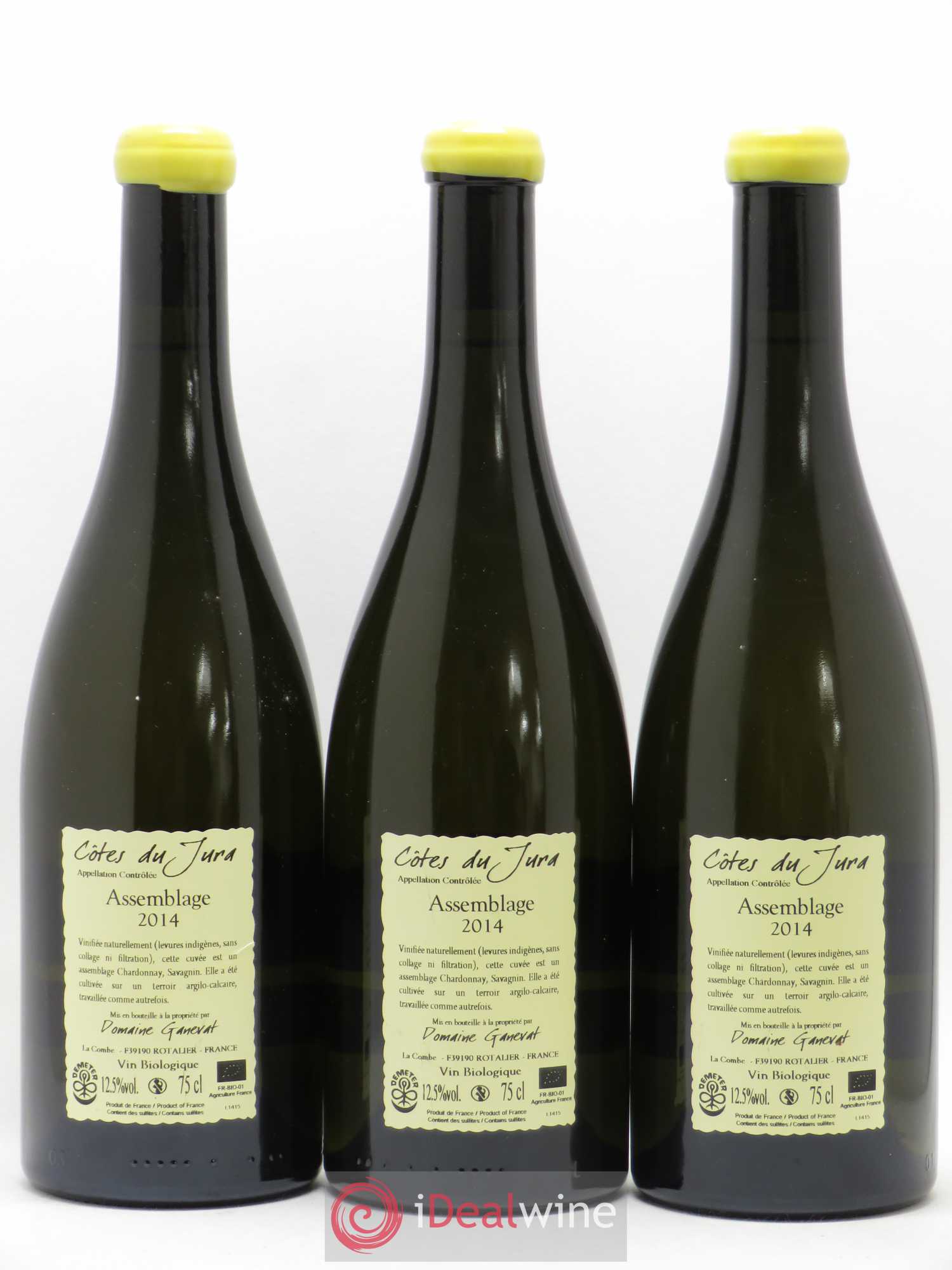 Côtes du Jura Cuvée Orégane Jean-François Ganevat (Domaine) 2014 - Lot de 3 bouteilles - 1