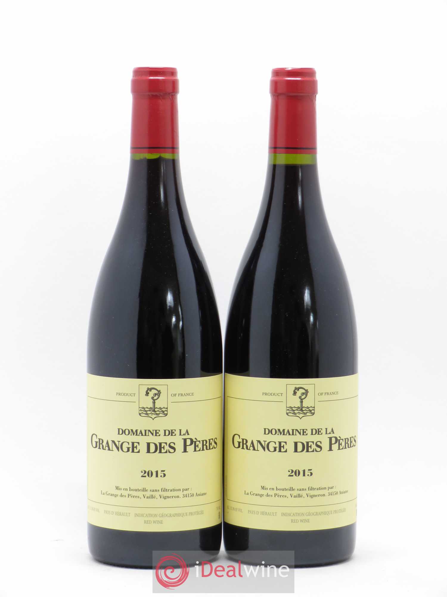 Pays d'Hérault Grange des Pères Laurent Vaillé 2015 - Lot de 2 bouteilles - 0