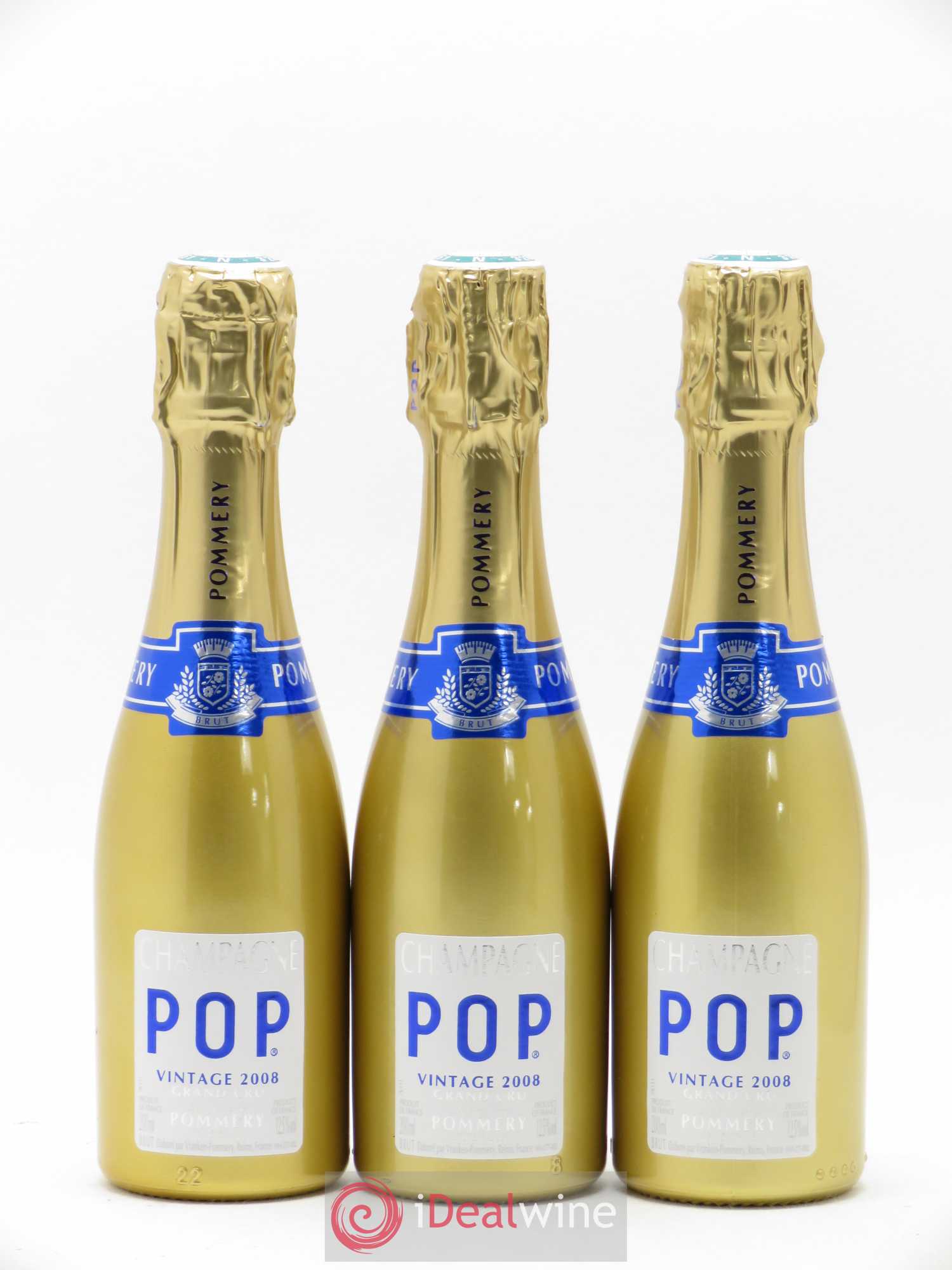 Champagne Pop Gold Pommery 2008 - Posten von 6 Flacons - 2