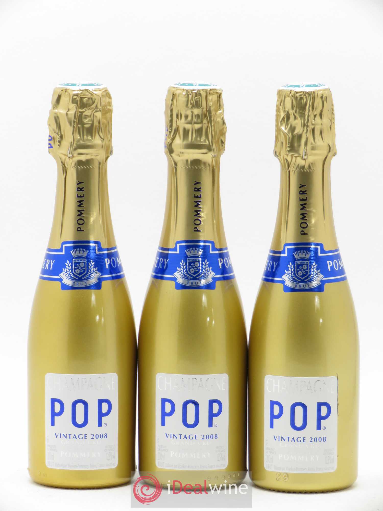 Champagne Pop Gold Pommery 2008 - Posten von 6 Flacons - 1