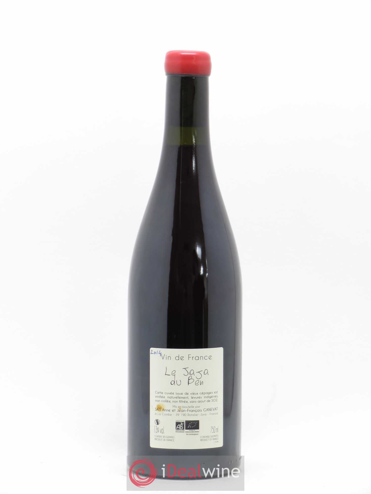 Vin de France Le Jaja du Ben Anne et Jean François Ganevat 2014 - Lot de 1 bouteille - 1