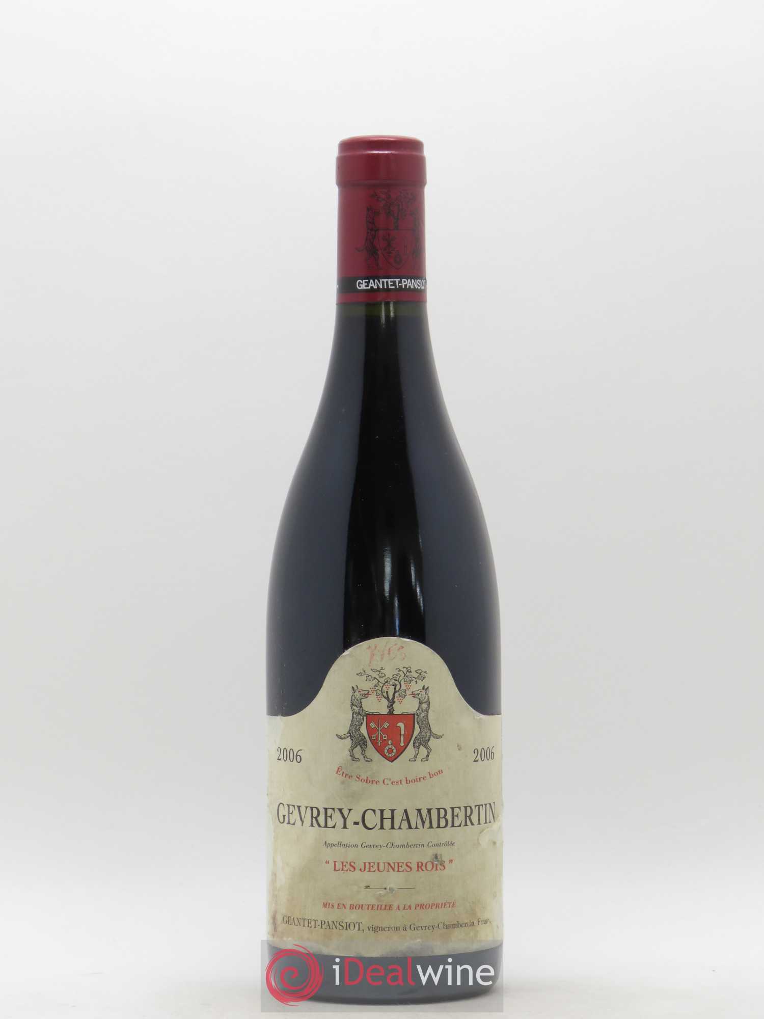 Gevrey-Chambertin Les Jeunes Rois Geantet-Pansiot 2006 - Lot de 1 bouteille - 0