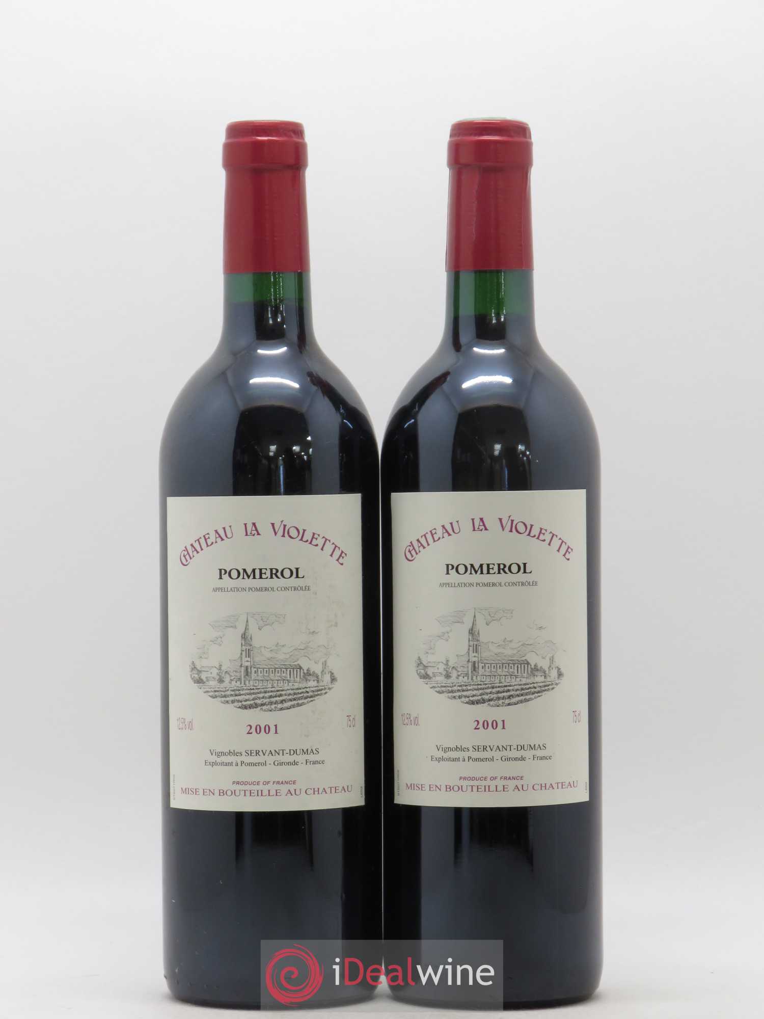Château la Violette 2001 - Lot de 2 bouteilles - 0