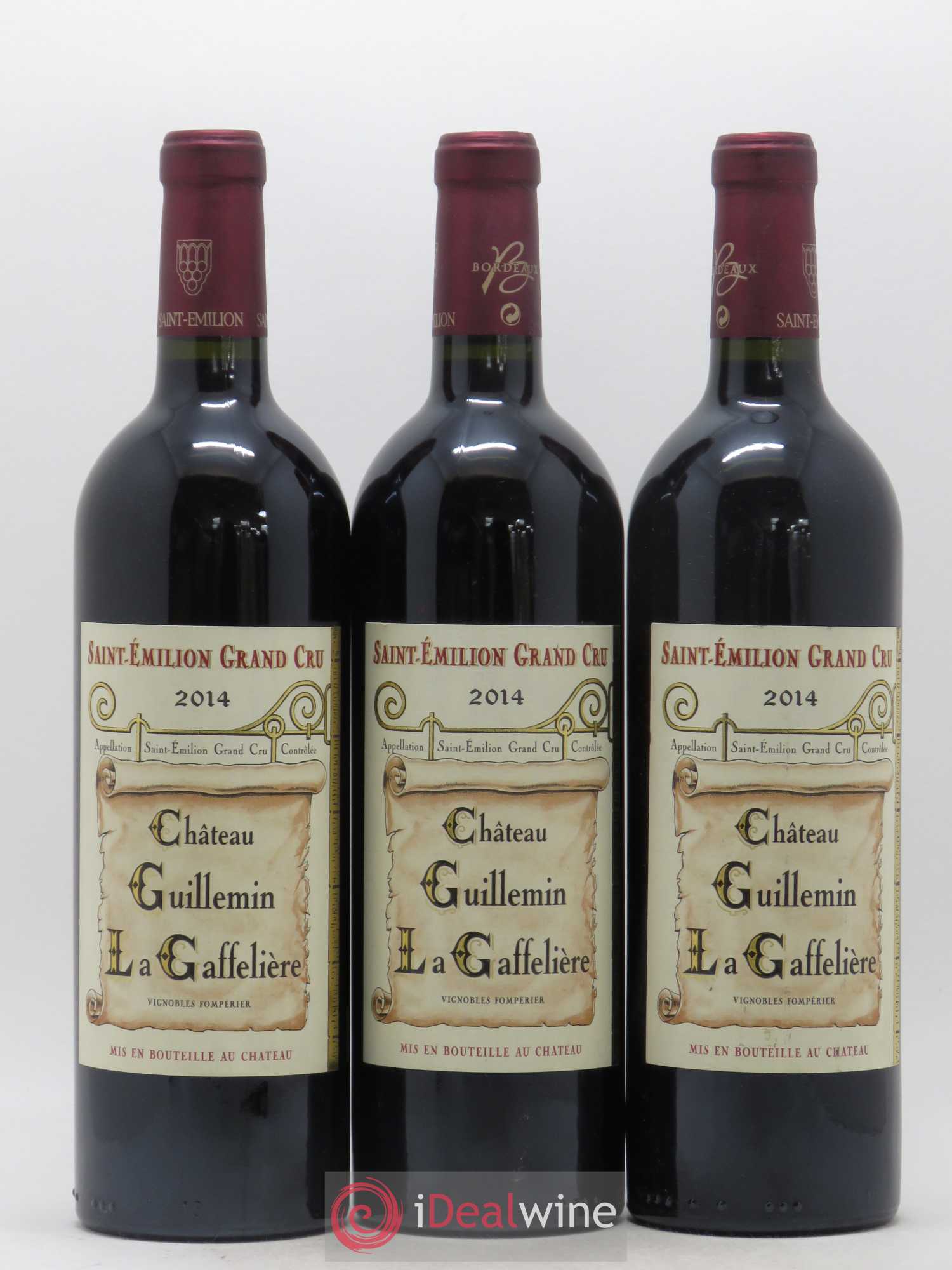 Saint-Émilion Grand Cru Château Guillemin La Gaffelière 2014 - Lot de 3 bouteilles - 0