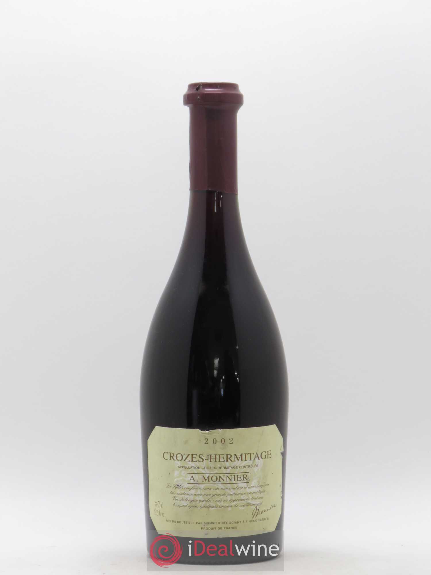Crozes-Hermitage Monnier 2002 - Lot de 1 bouteille - 0