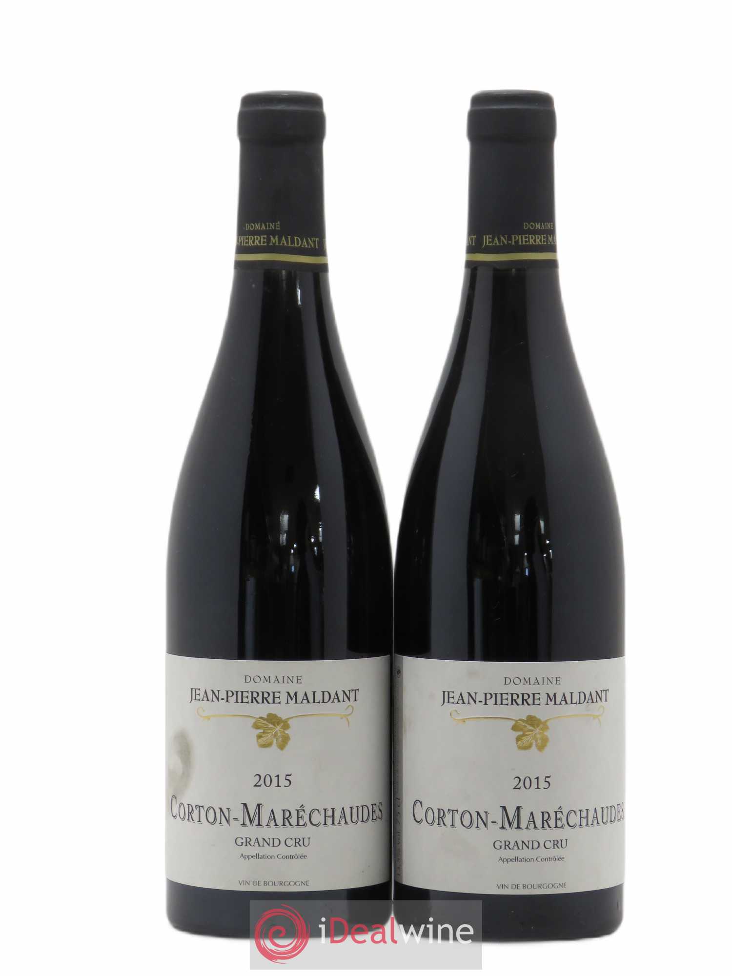 Corton Grand Cru Jean Pierre Maldant 2015 - Lot de 2 bouteilles - 0