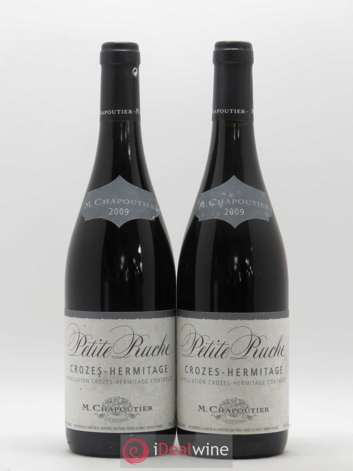Crozes-Hermitage Petites Ruches Chapoutier 2009 - Lot de 2 bouteilles - 0
