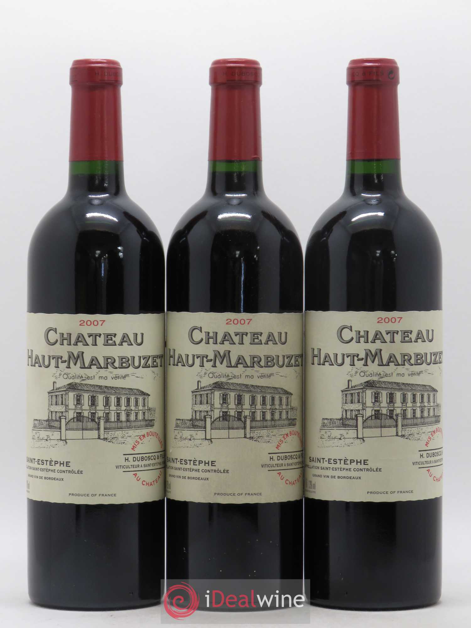 Château Haut Marbuzet 2007 - Lot de 6 bouteilles - 2