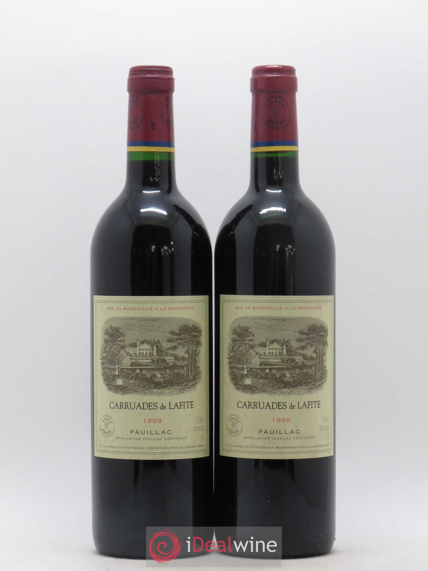 Carruades de Lafite Rothschild Second Vin 1999 - Lot de 2 bouteilles - 0