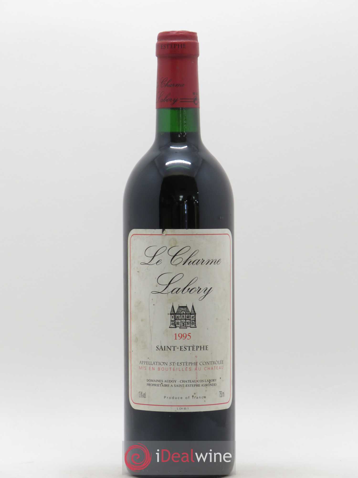 Saint-Estèphe Le Charme Cos Labory 1995 - Lot de 1 bouteille - 0