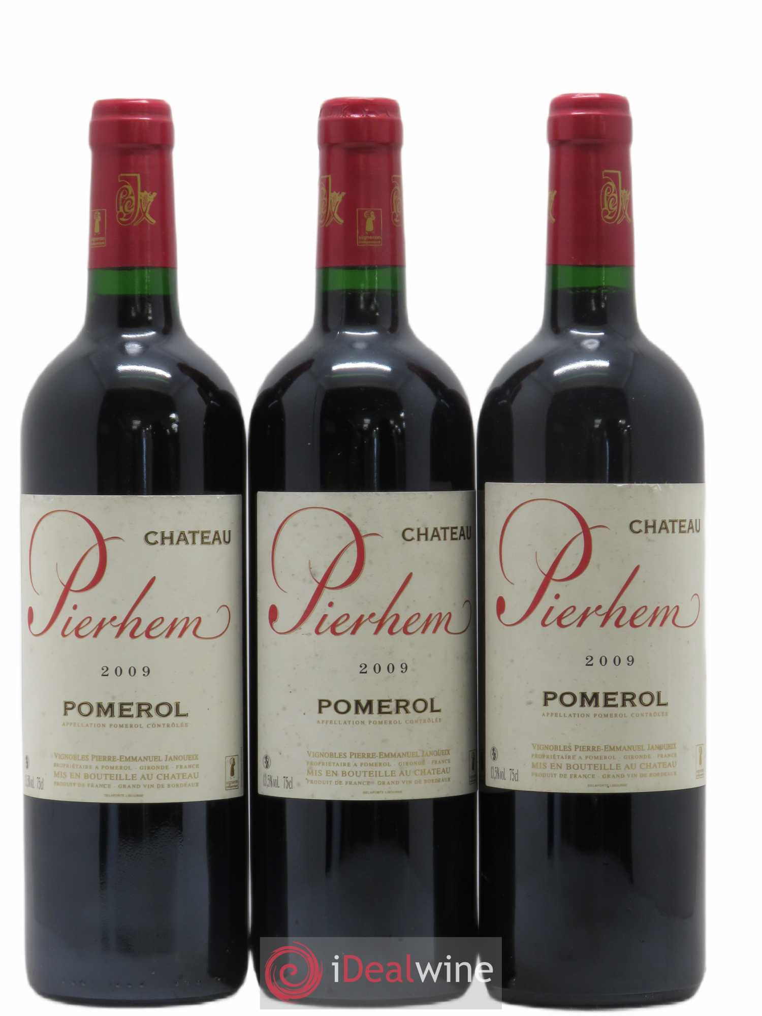Château Pierhem 2009 - Lot de 3 bouteilles - 0