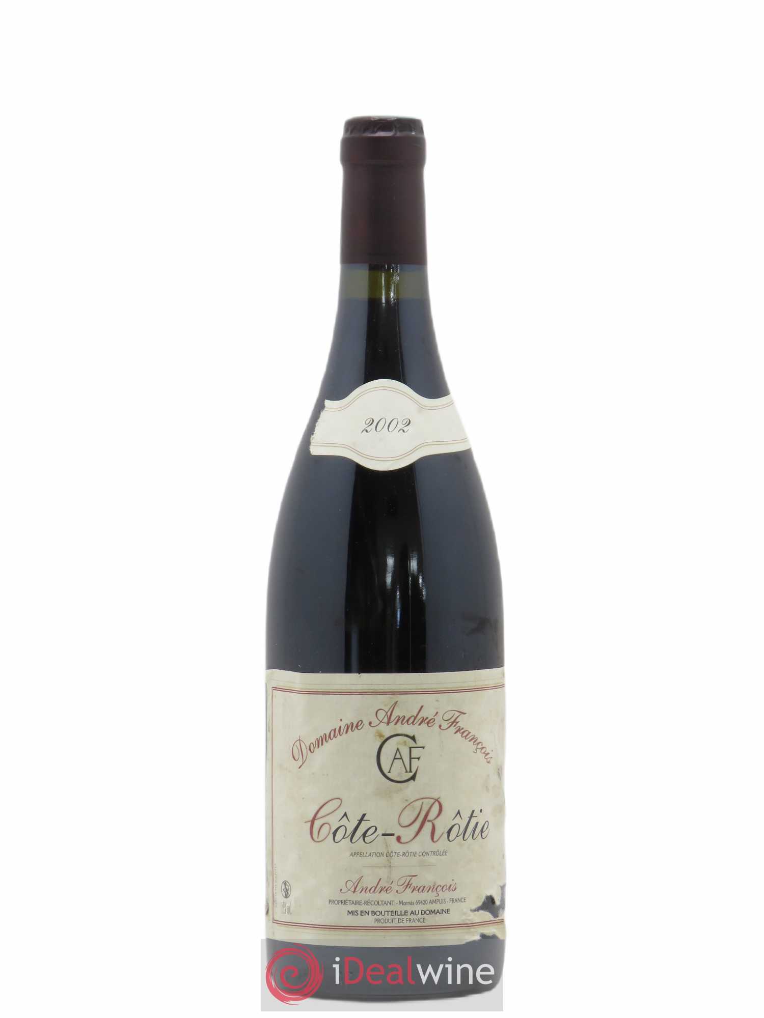 Côte-Rôtie André François 2002 - Lot de 1 bouteille - 0