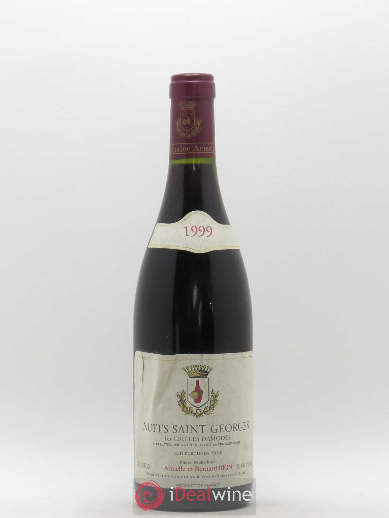 Nuits-Saint-Georges 1er Cru Armelle et Bernard Rion 1999 - Lot de 1 bouteille - 0