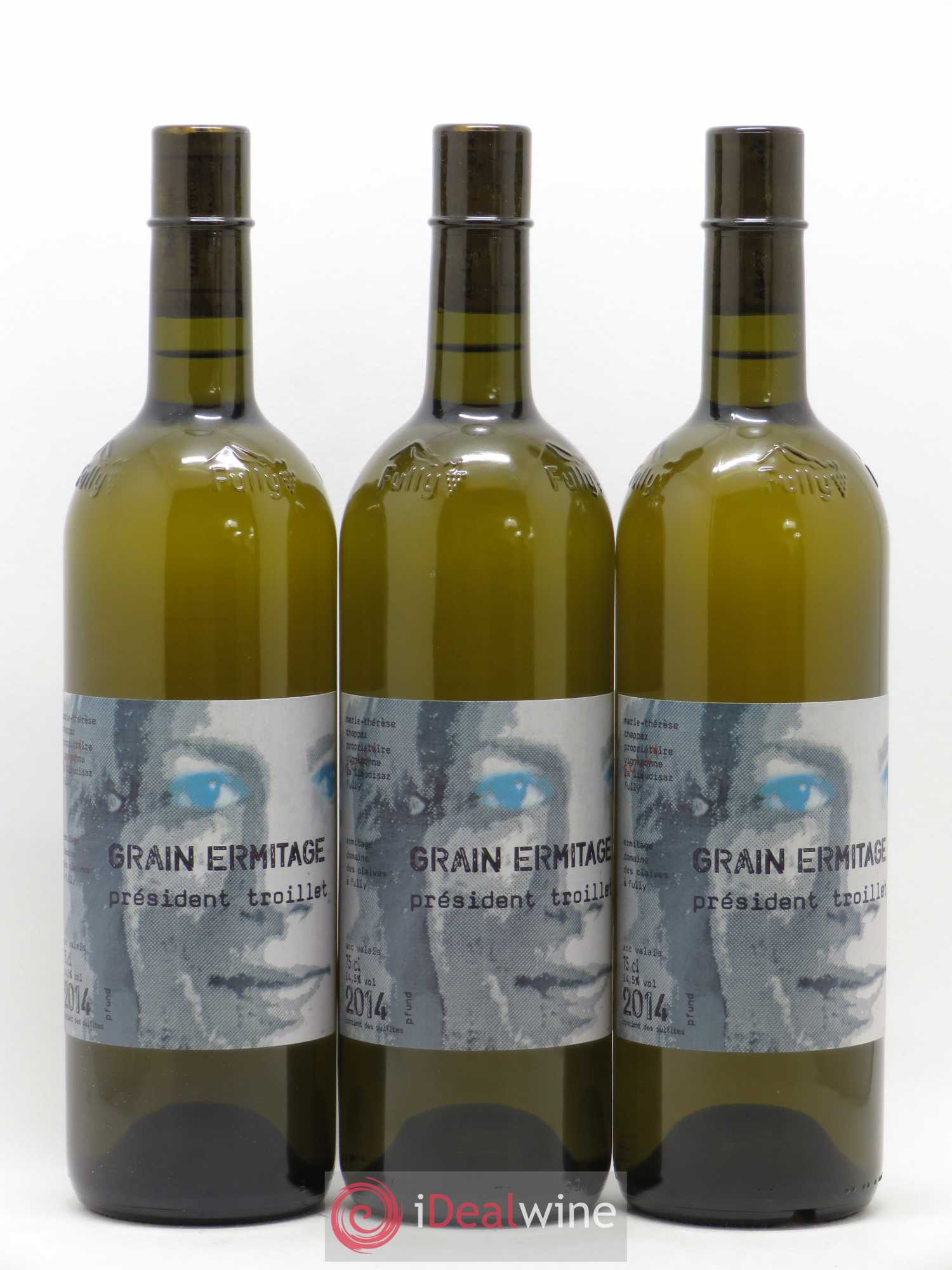 Valais Grain d'Or Ermitage Président Troillet Marie-Thérèse Chappaz - Domaine Des Claives 2014 - Lot de 3 bouteilles - 0