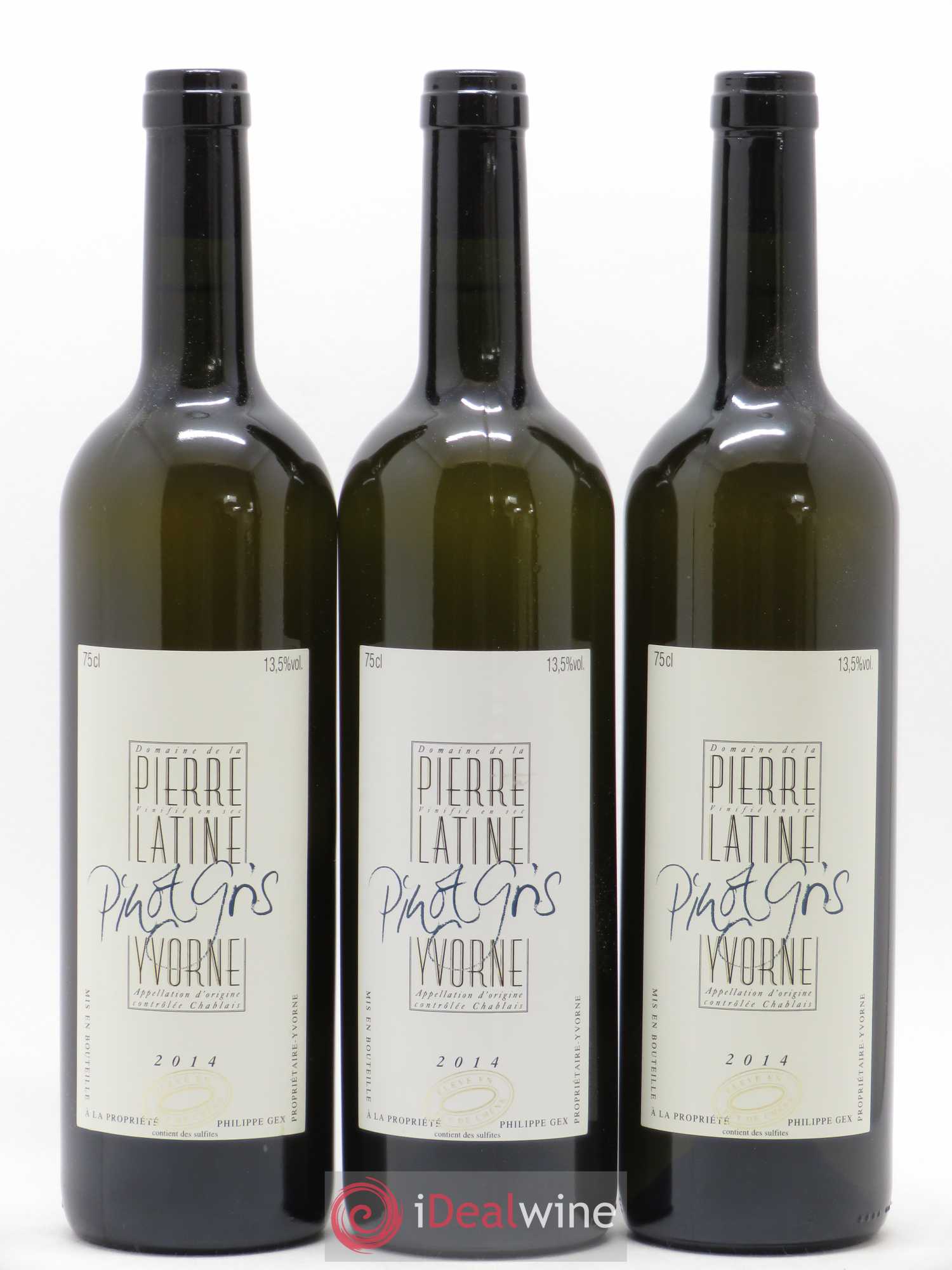 Divers Pinot Gris Barrique La Pierre Latine Philippe Gex 2014 - Posten von 6 Flaschen - 2