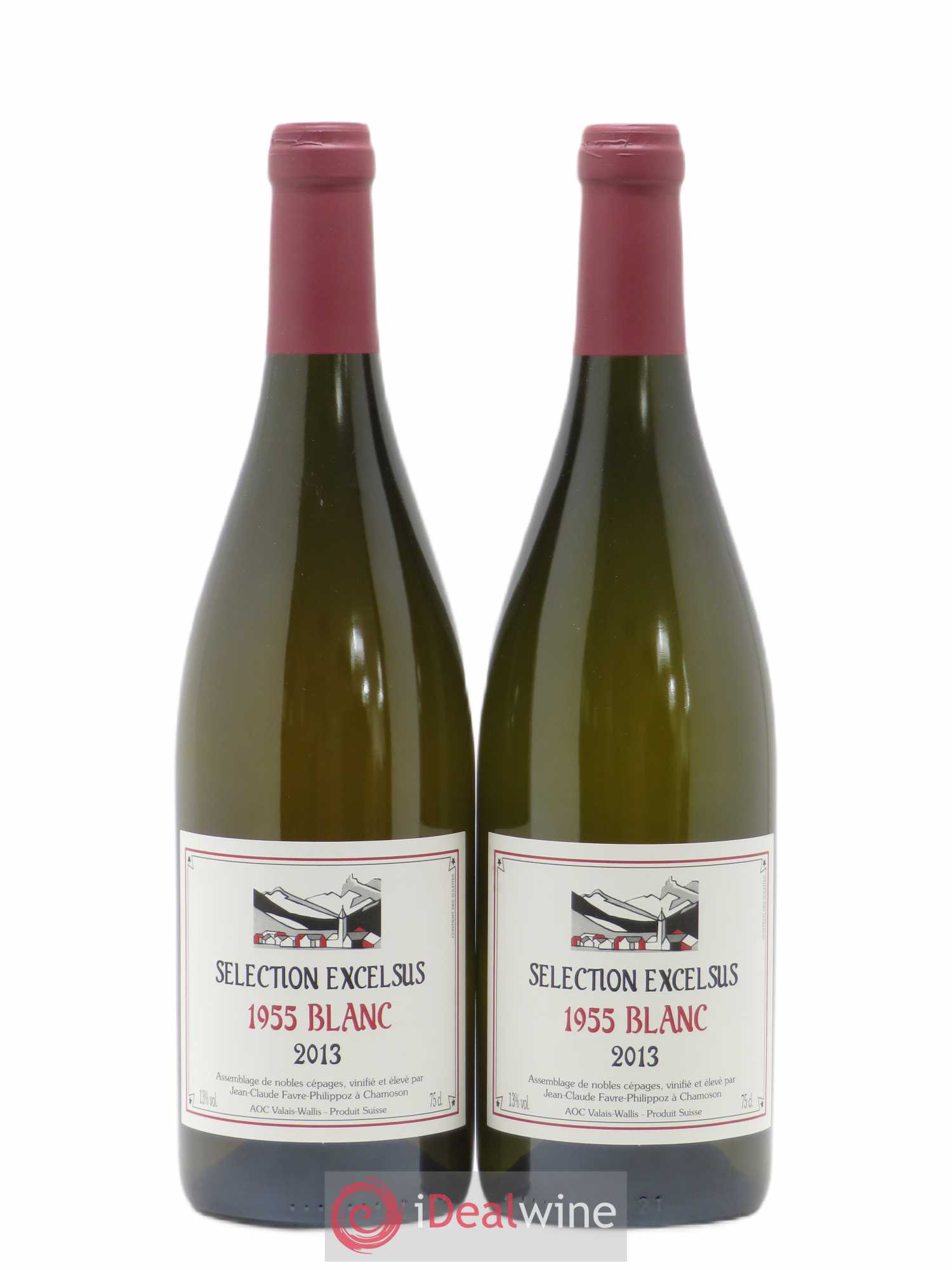 Divers 1955 Excelsus Jean Claude Favre (sans prix de réserve) 2013 - Posten von 2 Flaschen - 0