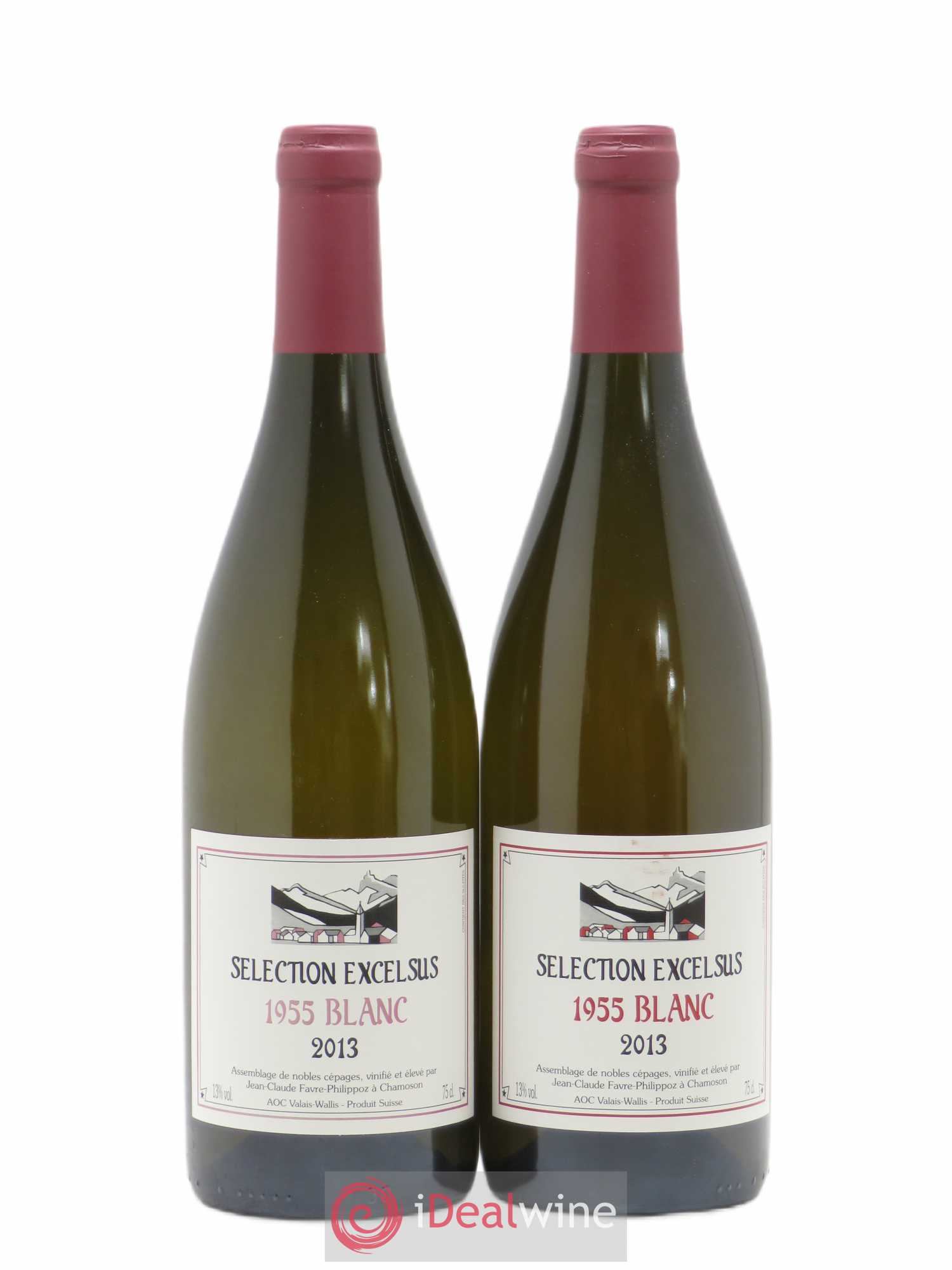Divers 1955 Excelsus Jeanc Claude Favre (sans prix de réserve) 2013 - Posten von 2 Flaschen - 0