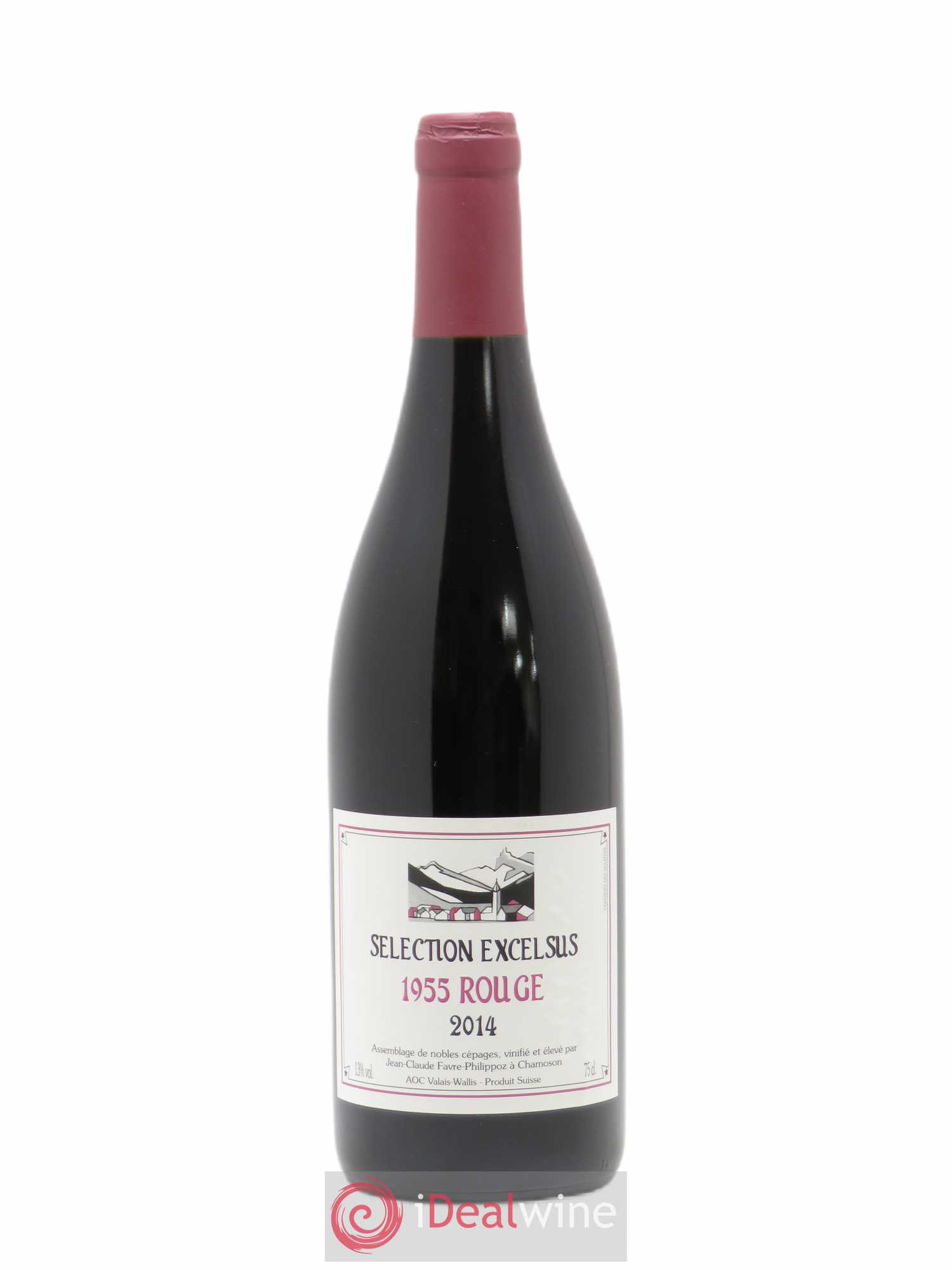 Valais 1955 Rouge Excelsus Jean-Claude Favre 2014 - Posten von 1 Flasche - 0