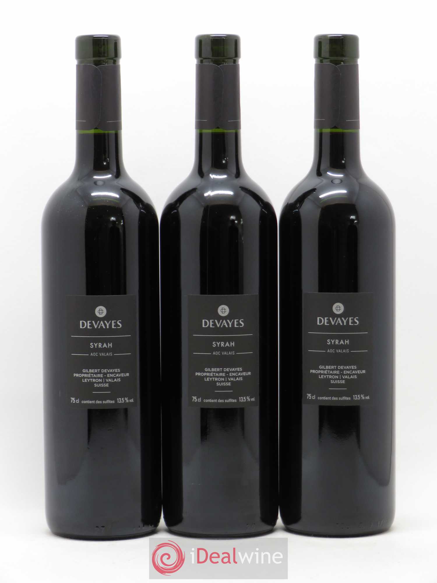 Valais Syrah Gilbert Devayes 2018 - Lot de 6 bouteilles - 4