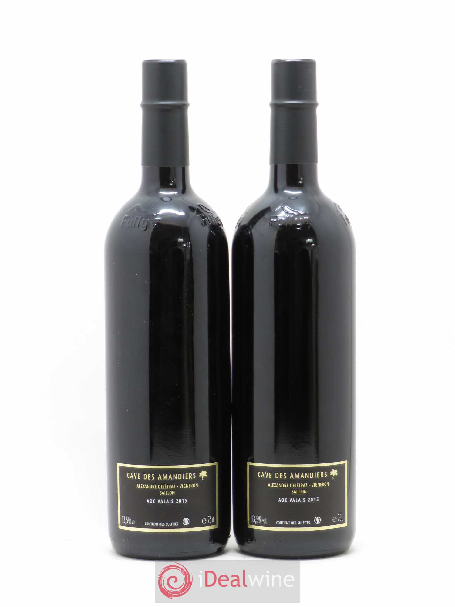 Valais Syrah Les Tatzes-Fully Cave des Amandiers 2015 - Lot of 2 bottles - 1