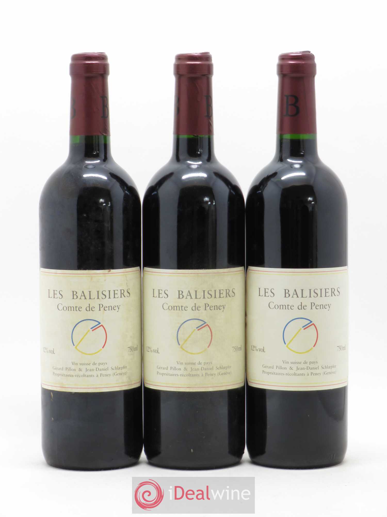 Vins Etrangers Comte de Peney Domaine des Balisiers 2003 - Posten von 3 Flaschen - 0