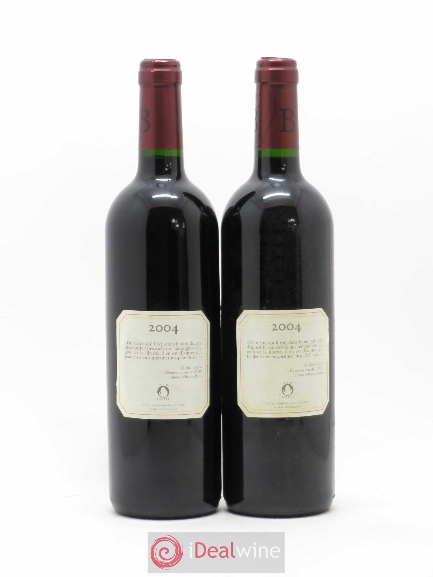 Vins Etrangers Comte de Peney Domaine des Balisiers (sans prix de réserve) 2004 - Posten von 2 Flaschen - 1
