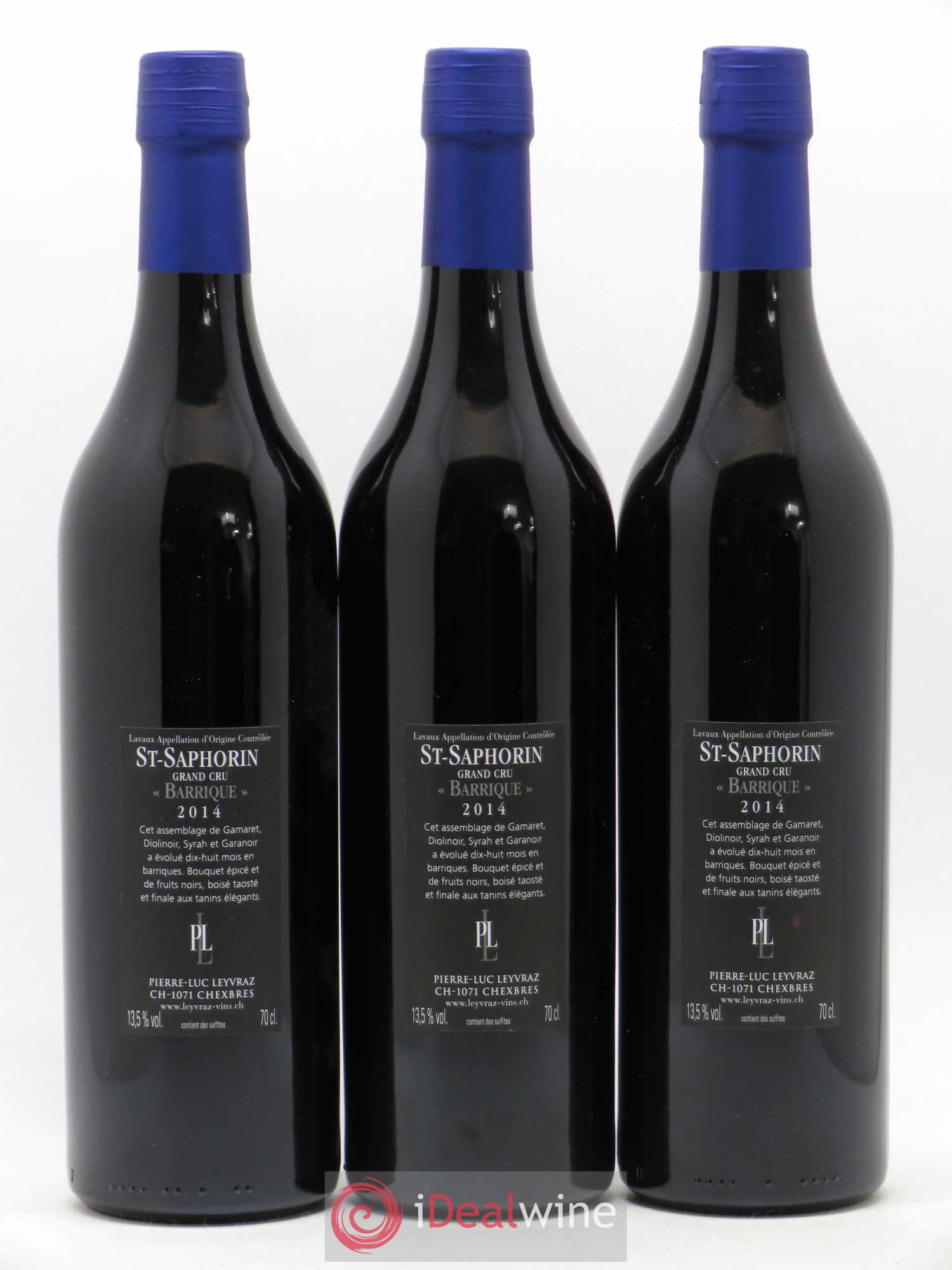 Vins Etrangers Le Saint-Saphorin Barrique Pierre-Luc Leyvraz 2014 - Posten von 6 Flaschen - 4