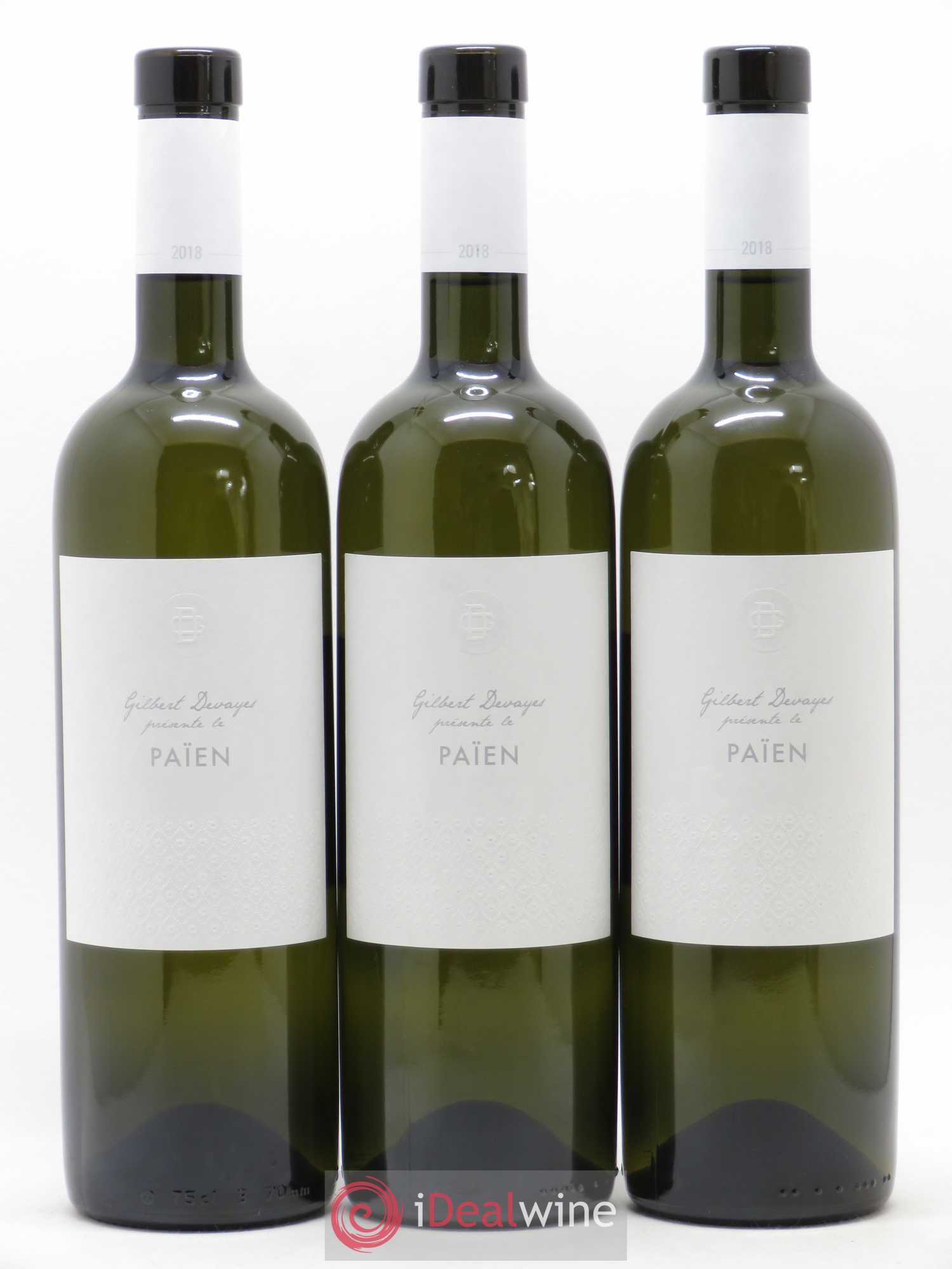 Valais Paien Gilbert Devayes 2018 - Posten von 3 Flaschen - 0