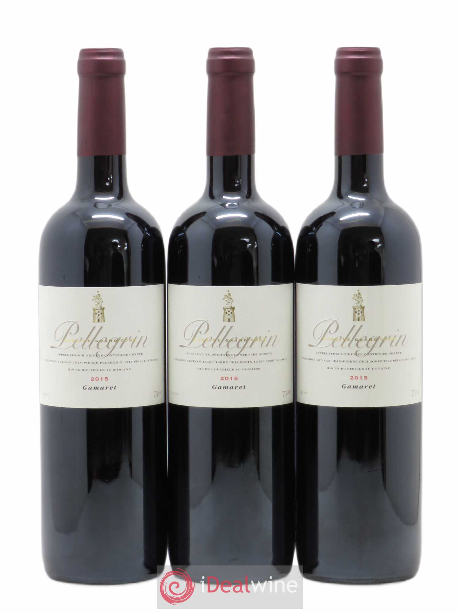 Vins Etrangers Gamaret Domaine Grand'Cour Jean-Pierre Pellegrin 2015 - Posten von 3 Flaschen - 0