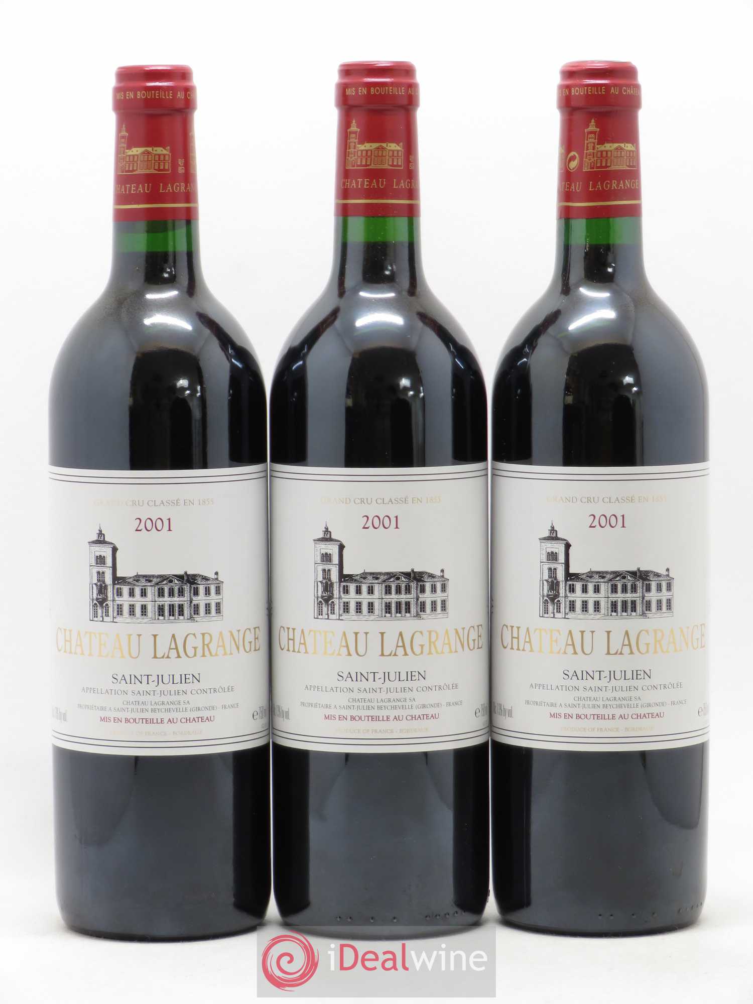 Château Lagrange 3ème Grand Cru Classé 2001 - Lot de 6 bouteilles - 1