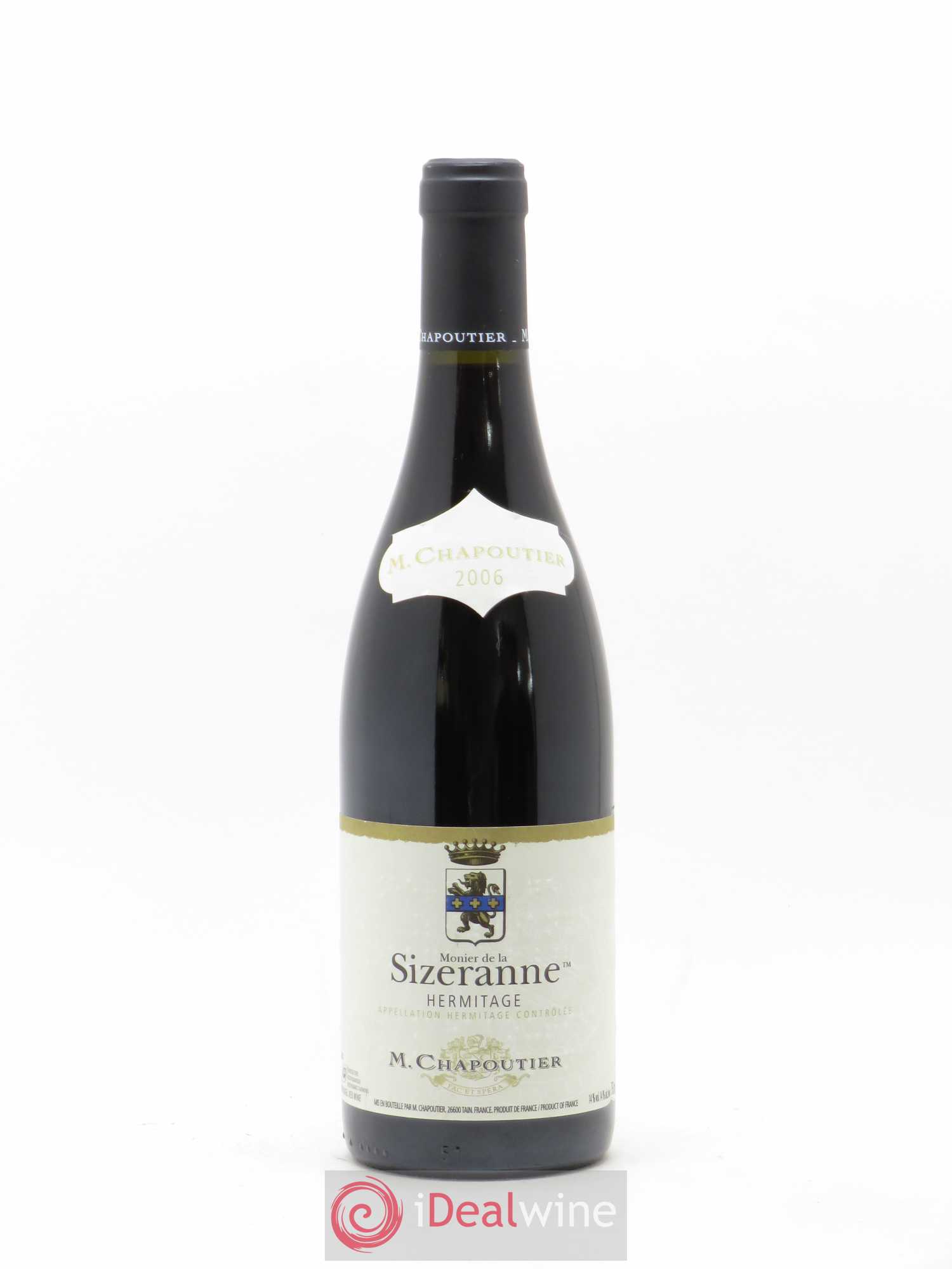 Hermitage Monier de La Sizeranne Chapoutier 2006 - Lot de 1 bouteille - 0